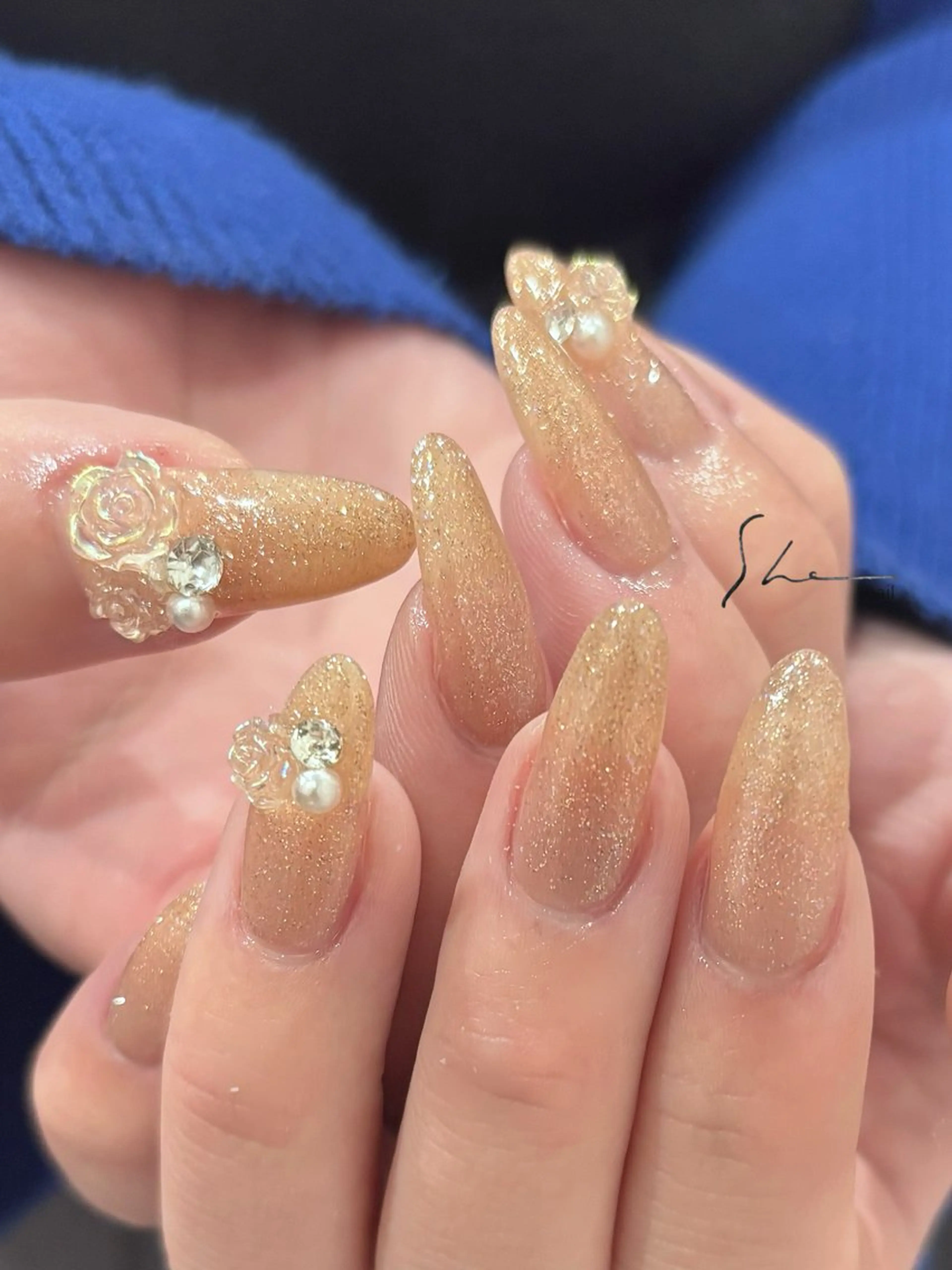 ネイル シンプルネイル ハンドネイル SHE adusaのネイルデザイン