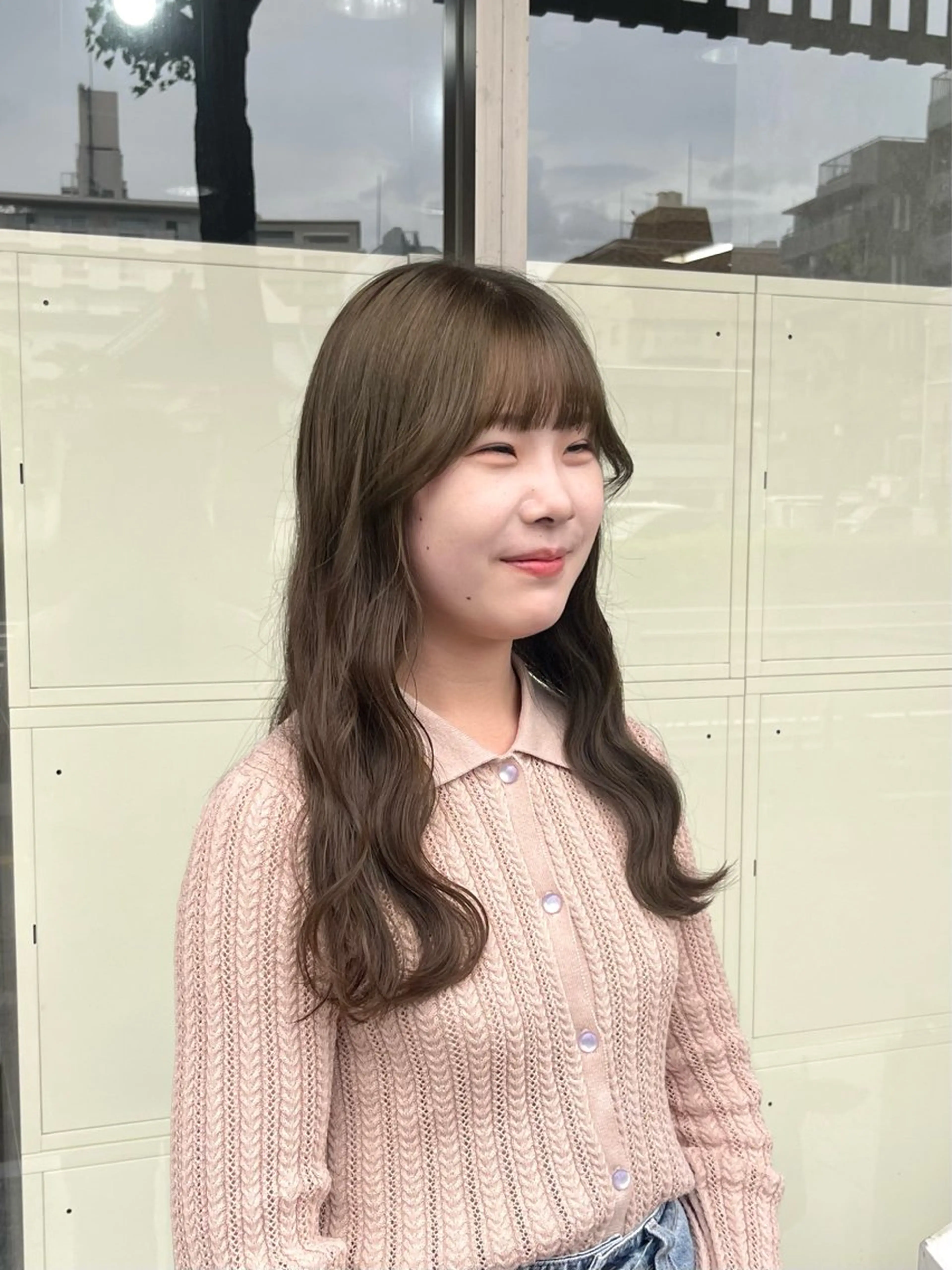 セミロング カラー 村田梨乃/ minim hairのヘアスタイル