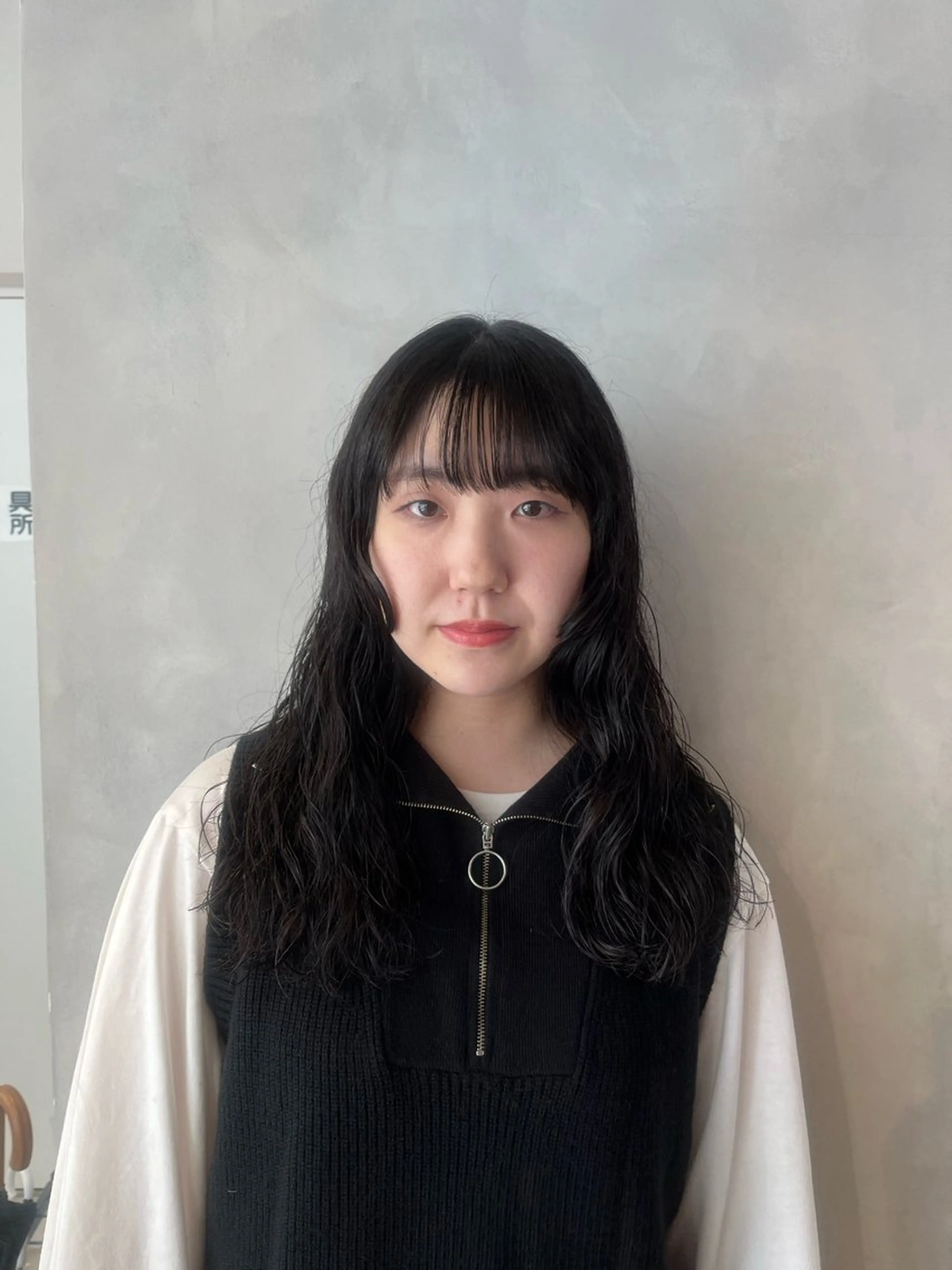 ロング パーマ カット パーマ トリートメント ボブ/ベージュ/ パーマ🪿近森ゆいのヘアスタイル