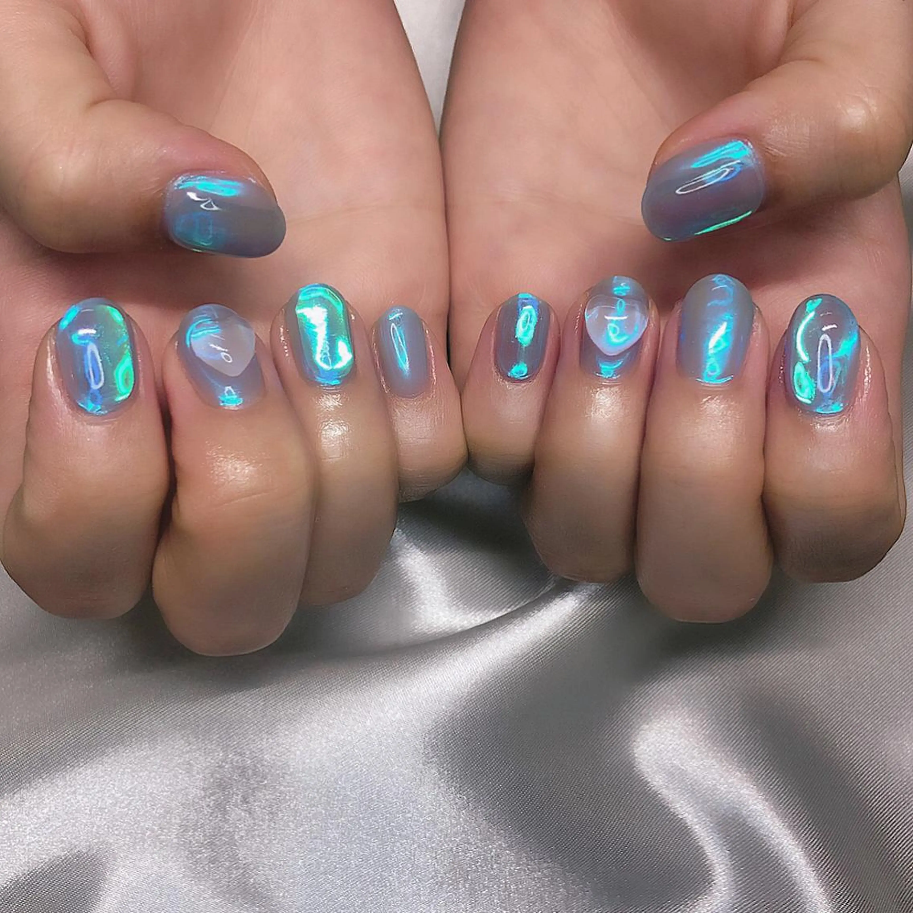 ネイル 持ち込み ハンドネイル フットネイル mi chiのネイルデザイン