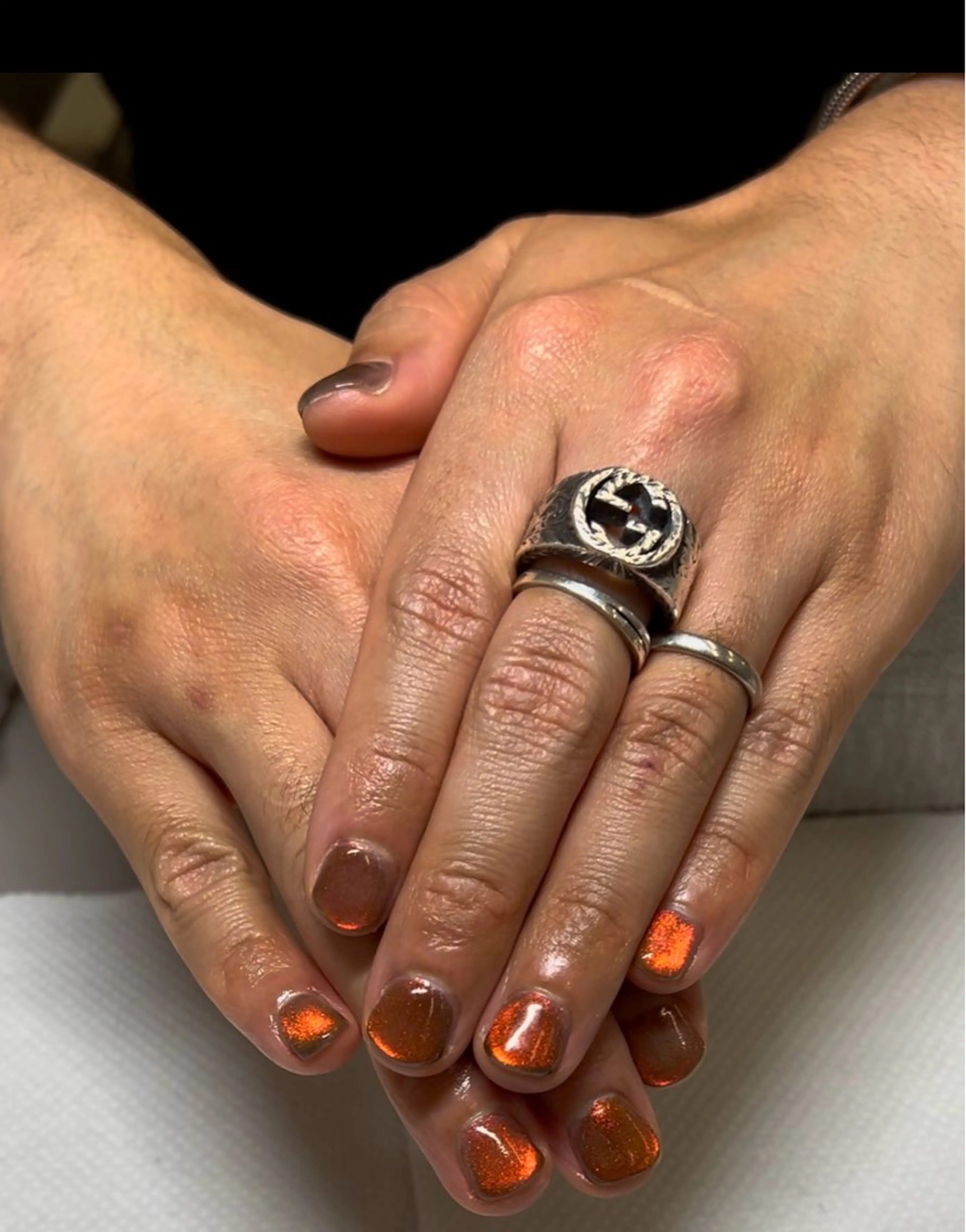 ネイル マグネットネイル AIushe平井店 ななみのネイルデザイン