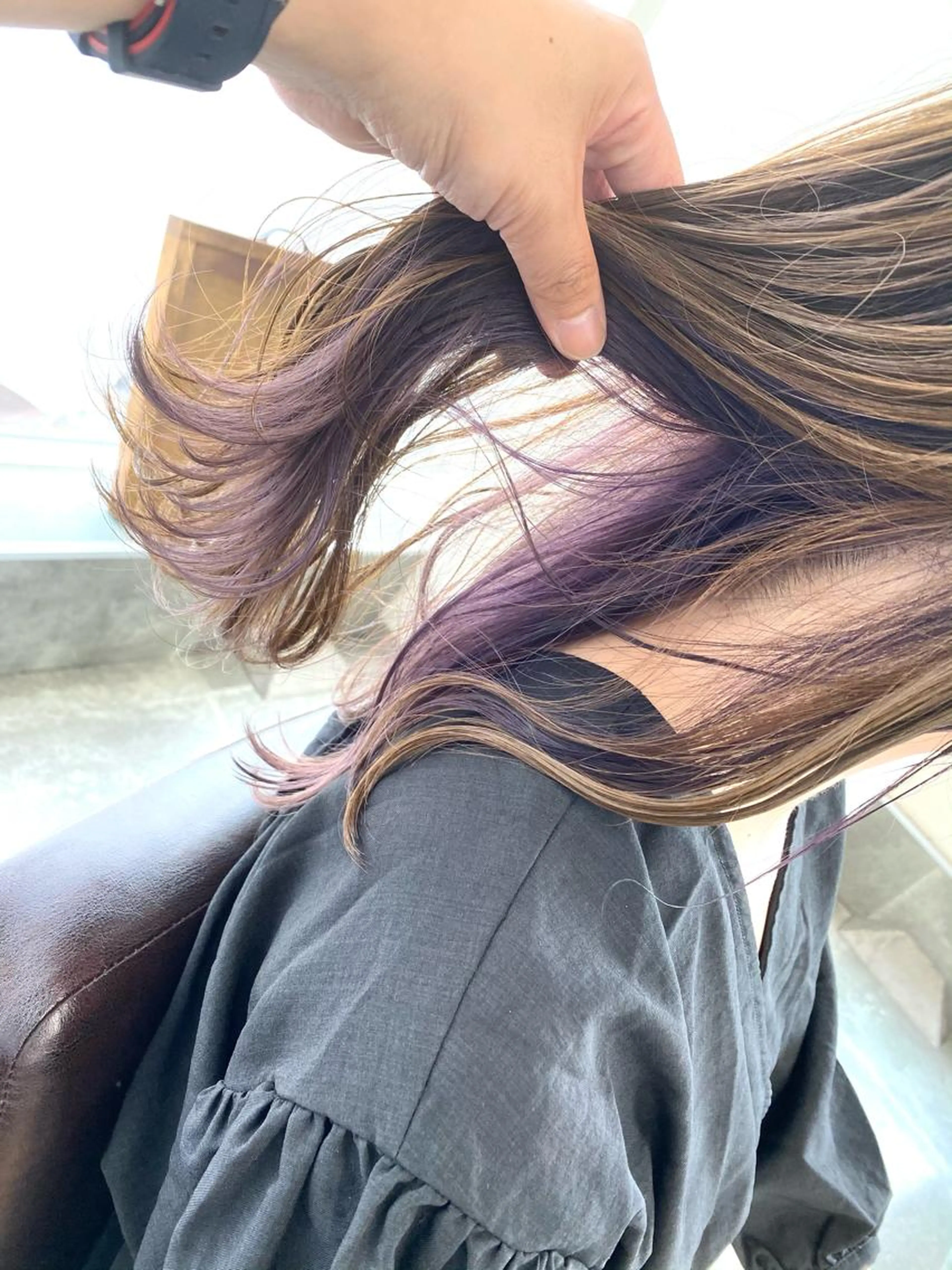 ⭐️人気急増中！！インナーカラー＋透明感カラー＋極艶シアトリートメント♪⭐️の写真