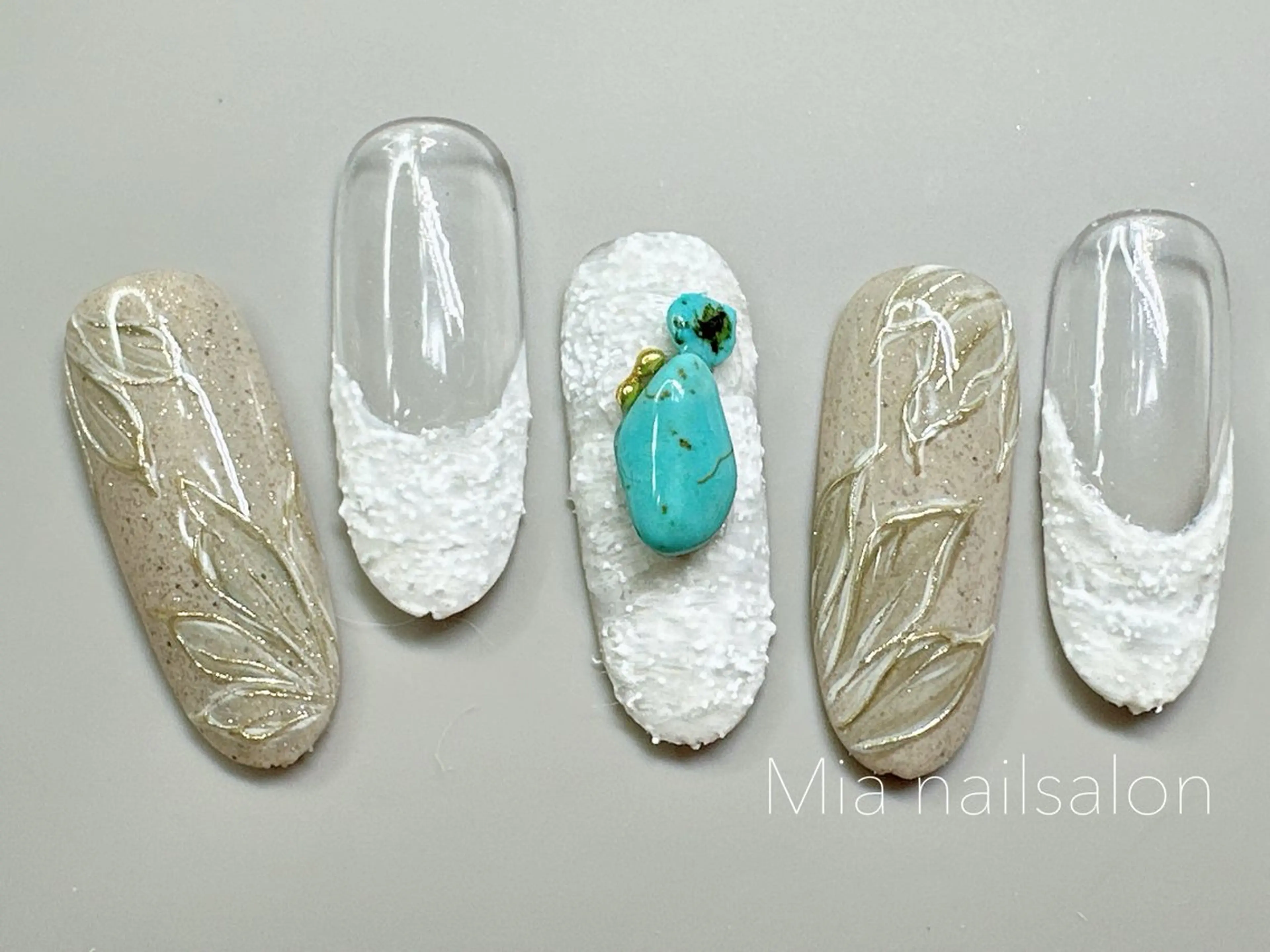 ネイル ハンドネイル Mia 自宅ネイルサロンのネイルデザイン