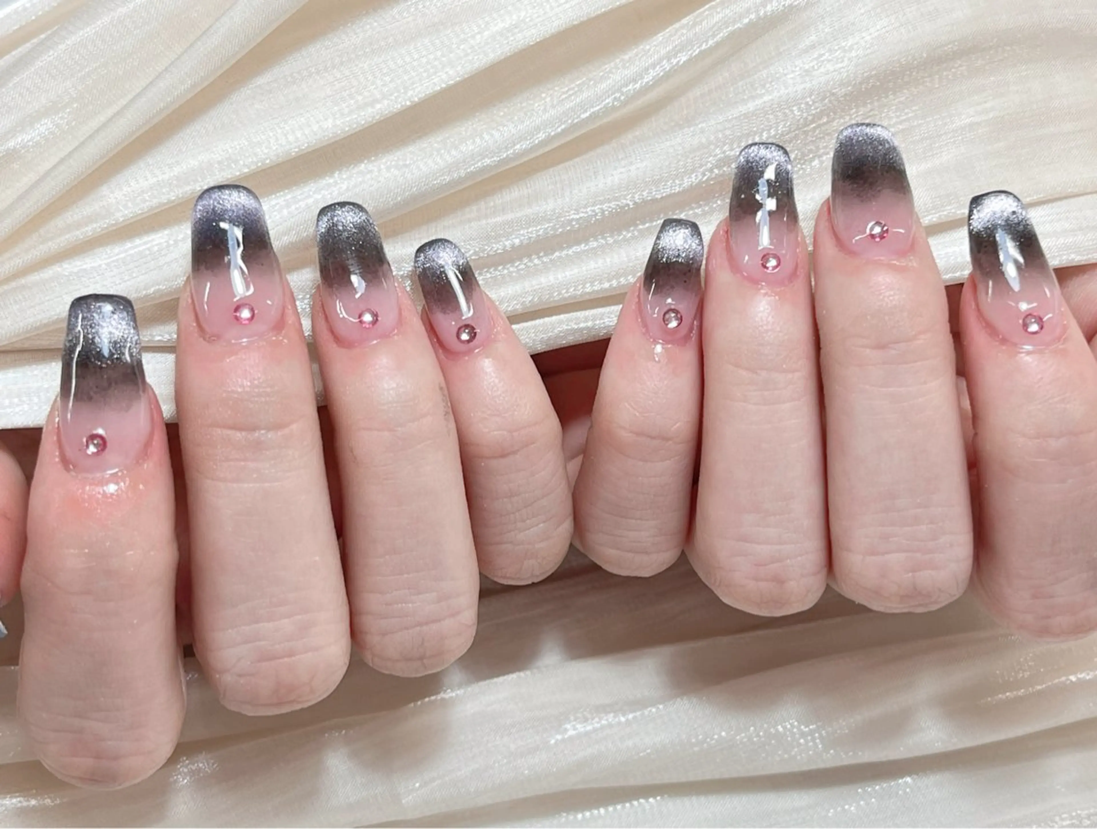 ネイル 韓国ネイル 持ち込み スカルプネイル シンプルネイル ワンホンネイル candy nail 韓国風ワンホンネイルのネイルデザイン