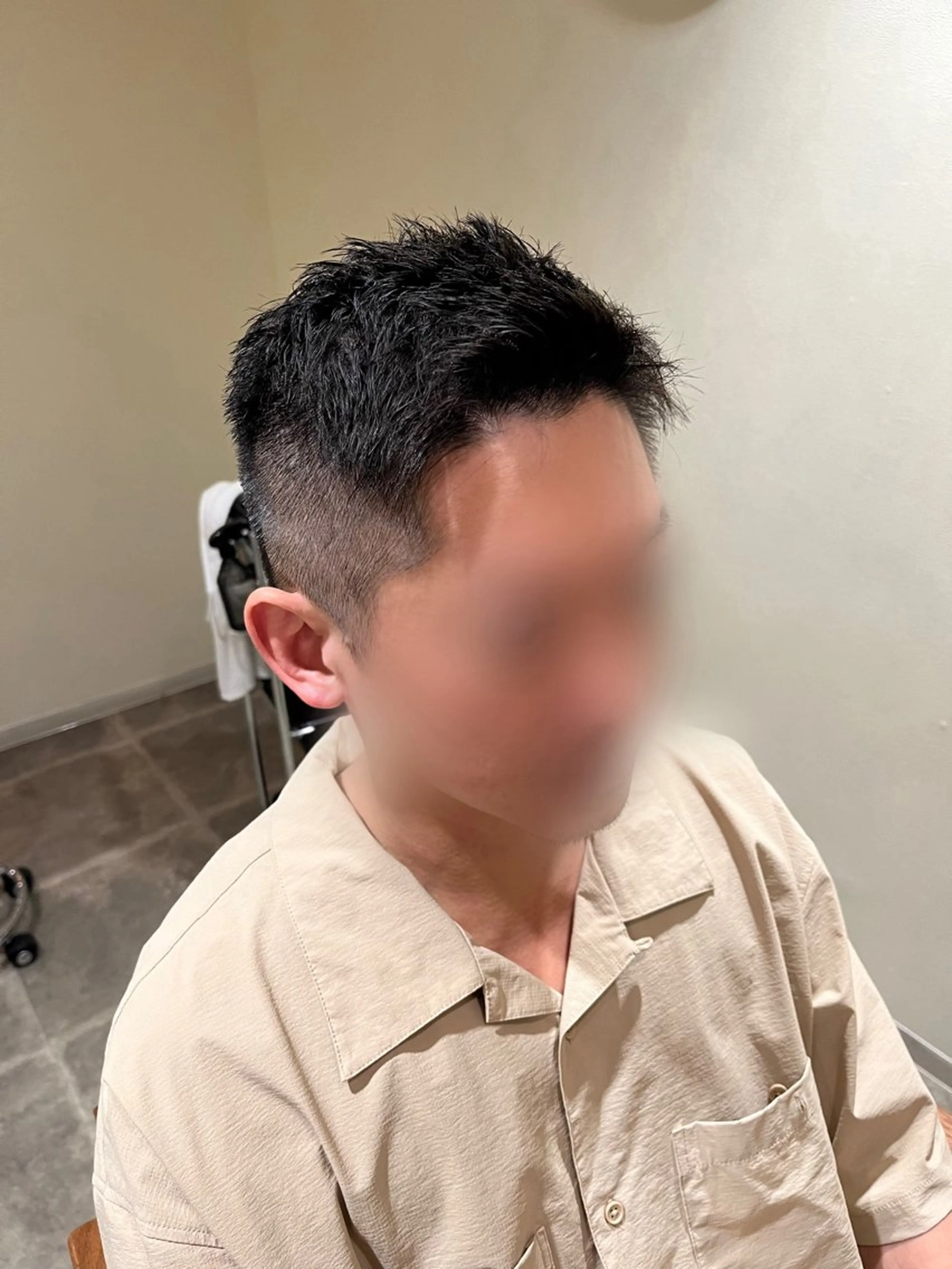 メンズ 刈り上げ 西川 舞彩のヘアスタイル