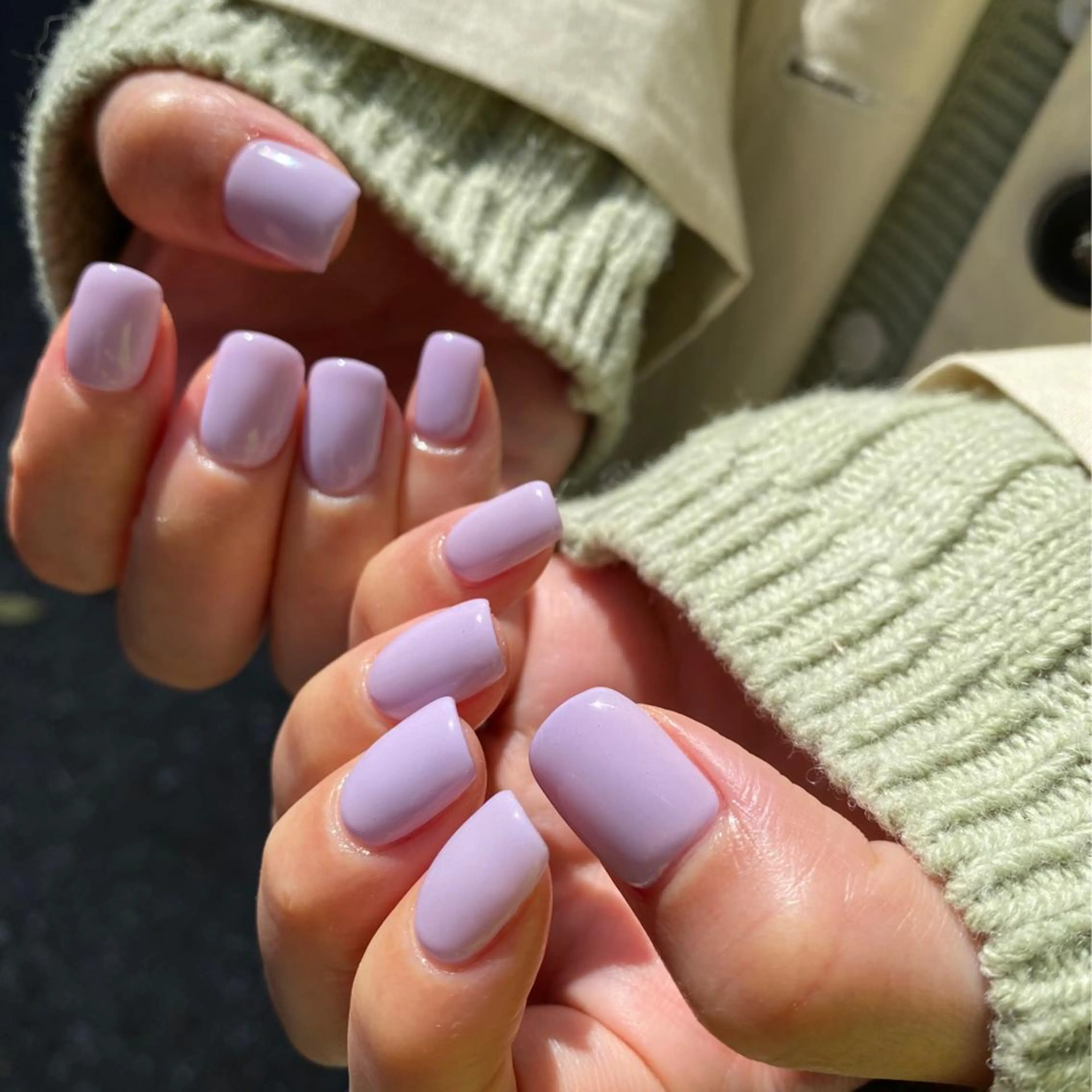 ネイル ワンカラーネイル パステルネイル 🌼大西洋子 laughl🌼のネイルデザイン