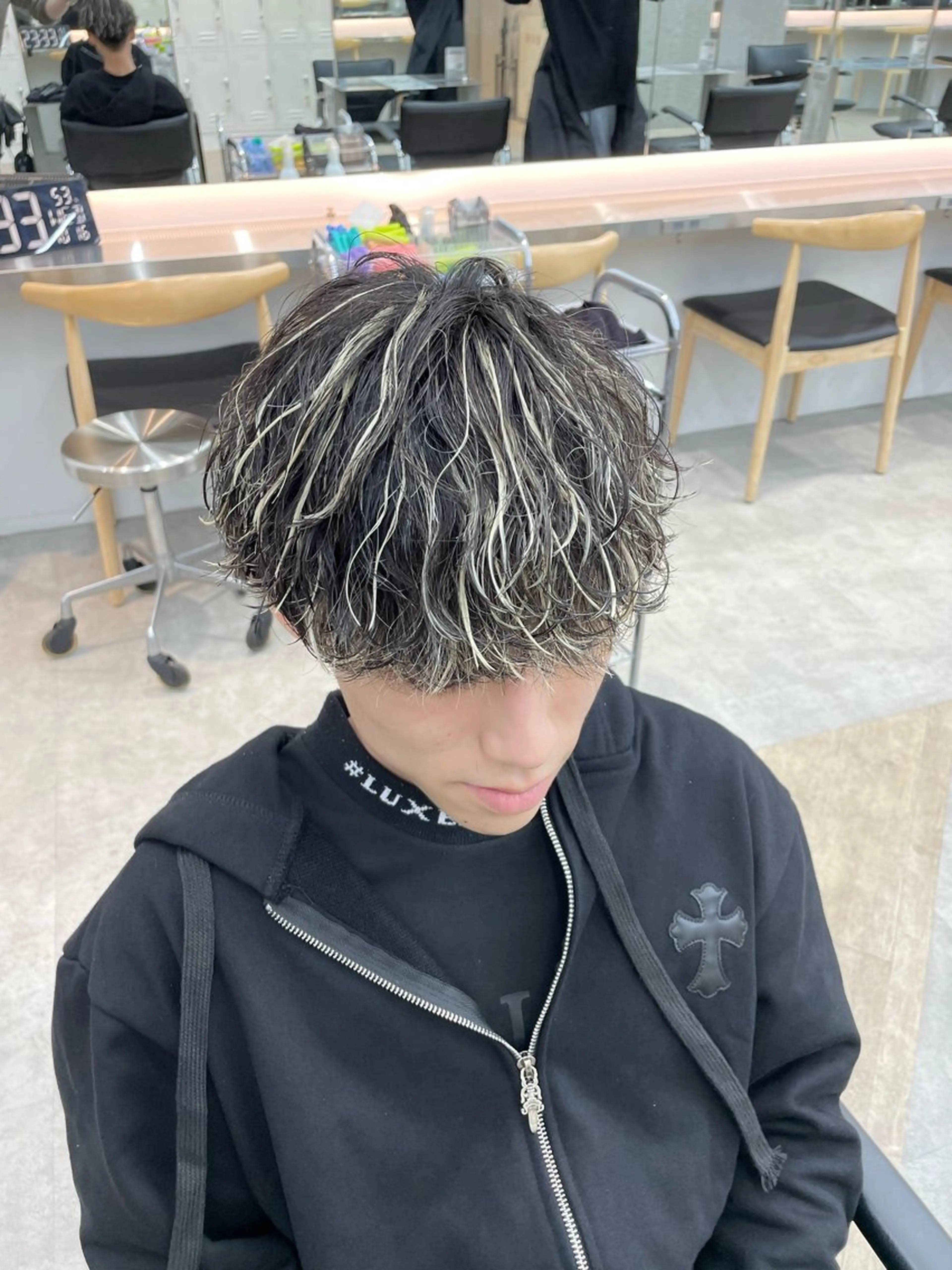 ショート パーマ メンズ fifth  SAKAE所属・SENTA✨メンズ パーマ✨fifth栄のヘアスタイル