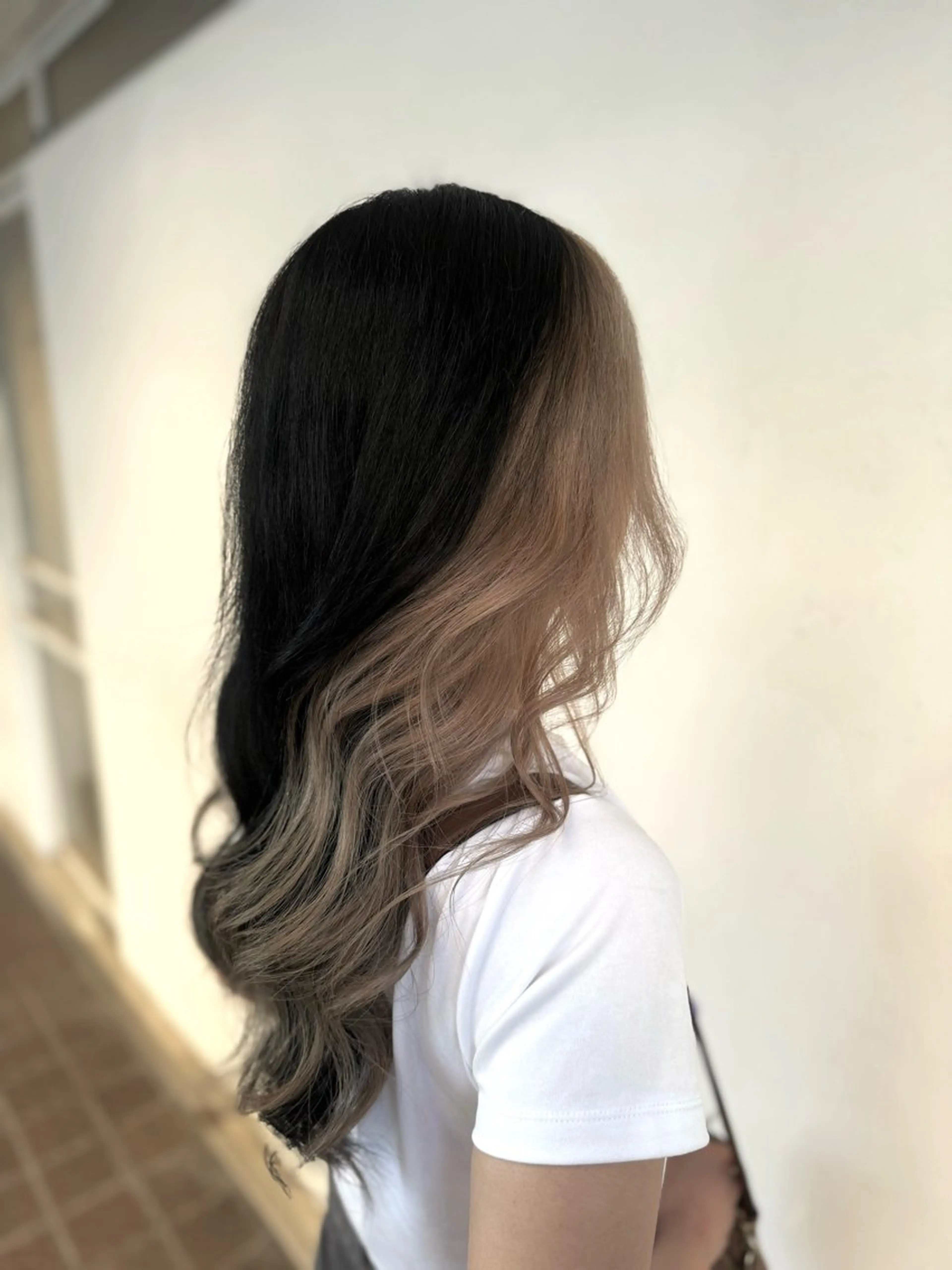 ロング ミストバング MIO/天王寺/ 髪質改善/艶カラーのヘアスタイル