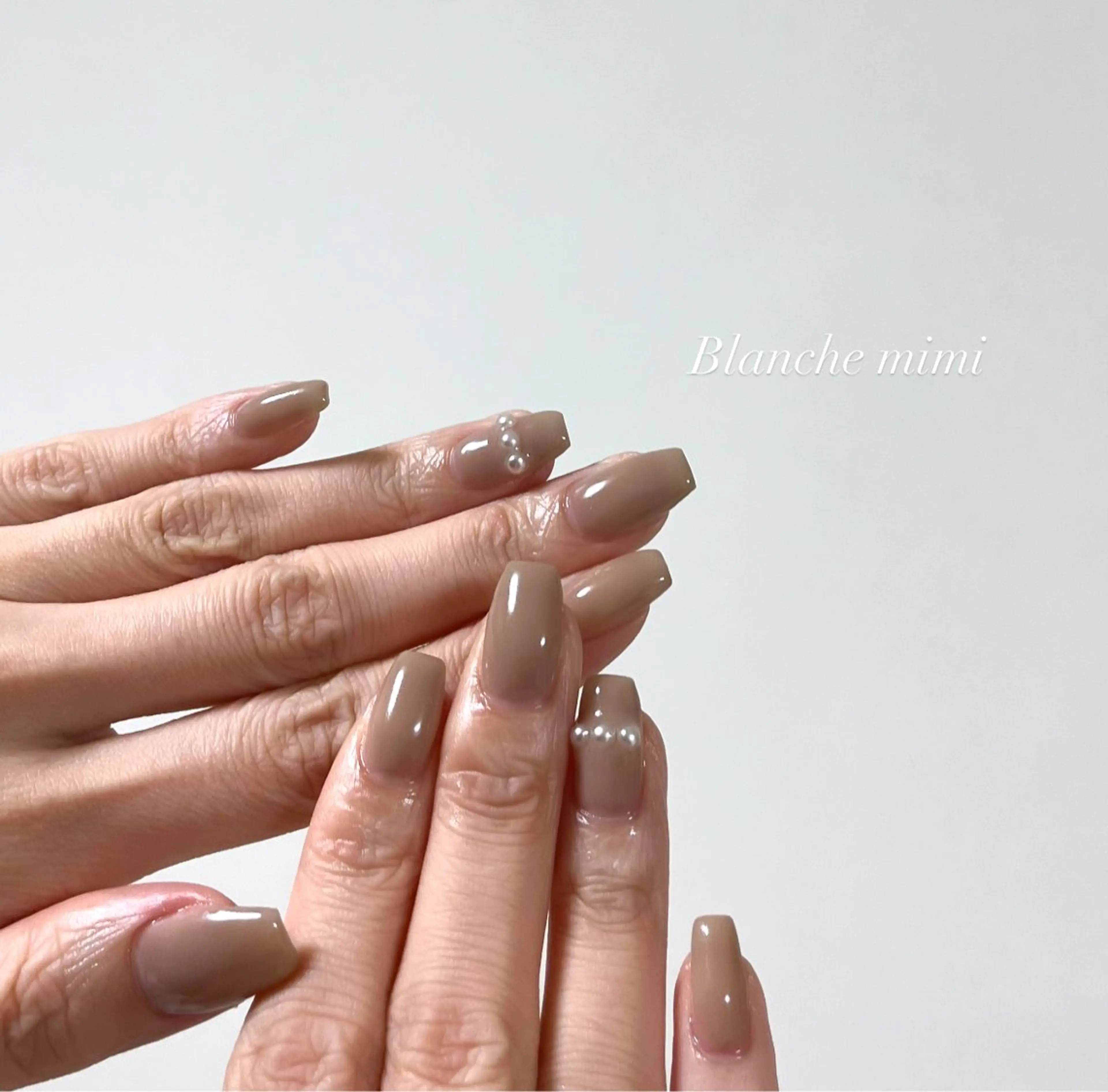 ネイル ハンドネイル Blanche mimi.u_aのネイルデザイン