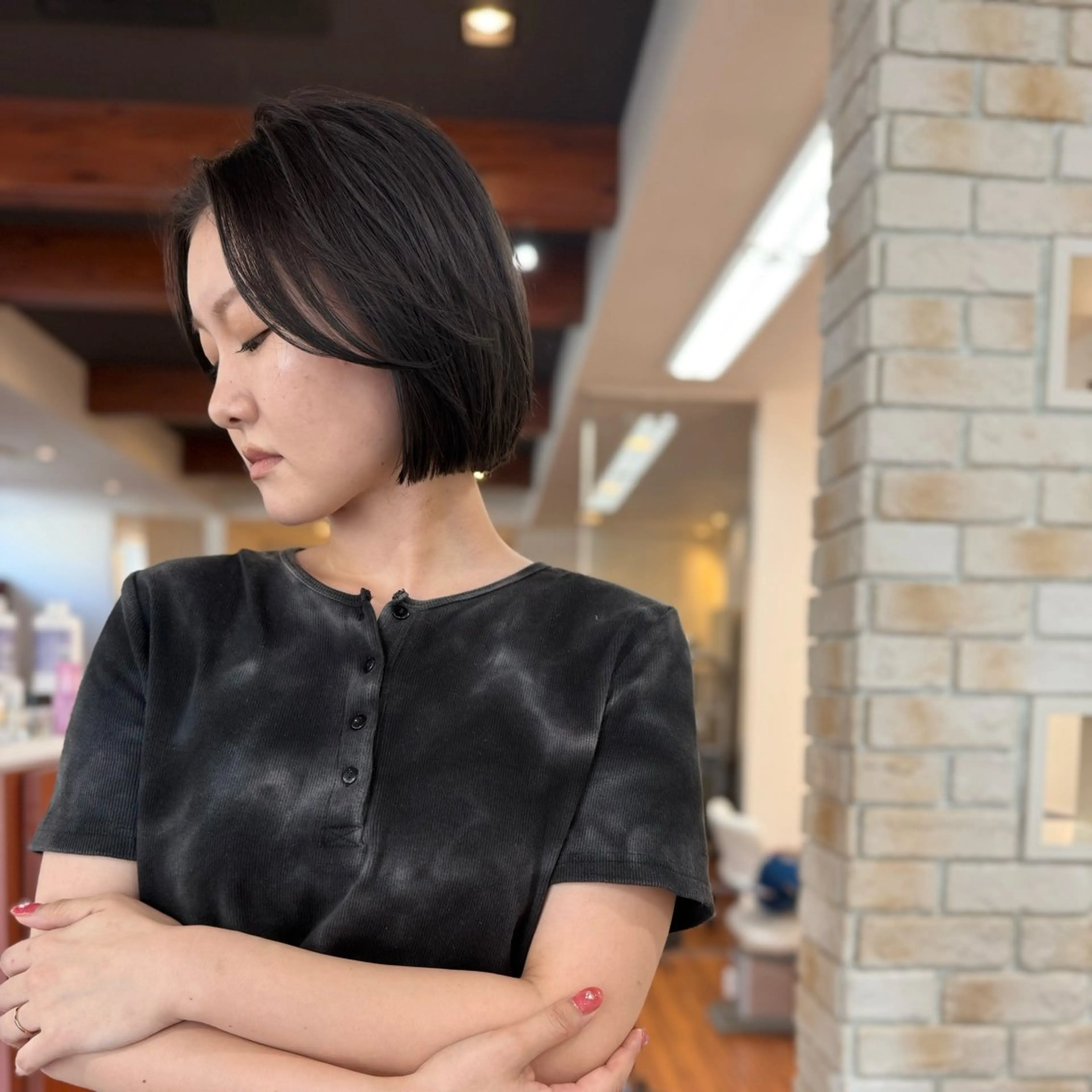 ショート ボブ カット トリートメント 【シクネ】ユウダイ お顔まわりカット💎のヘアスタイル