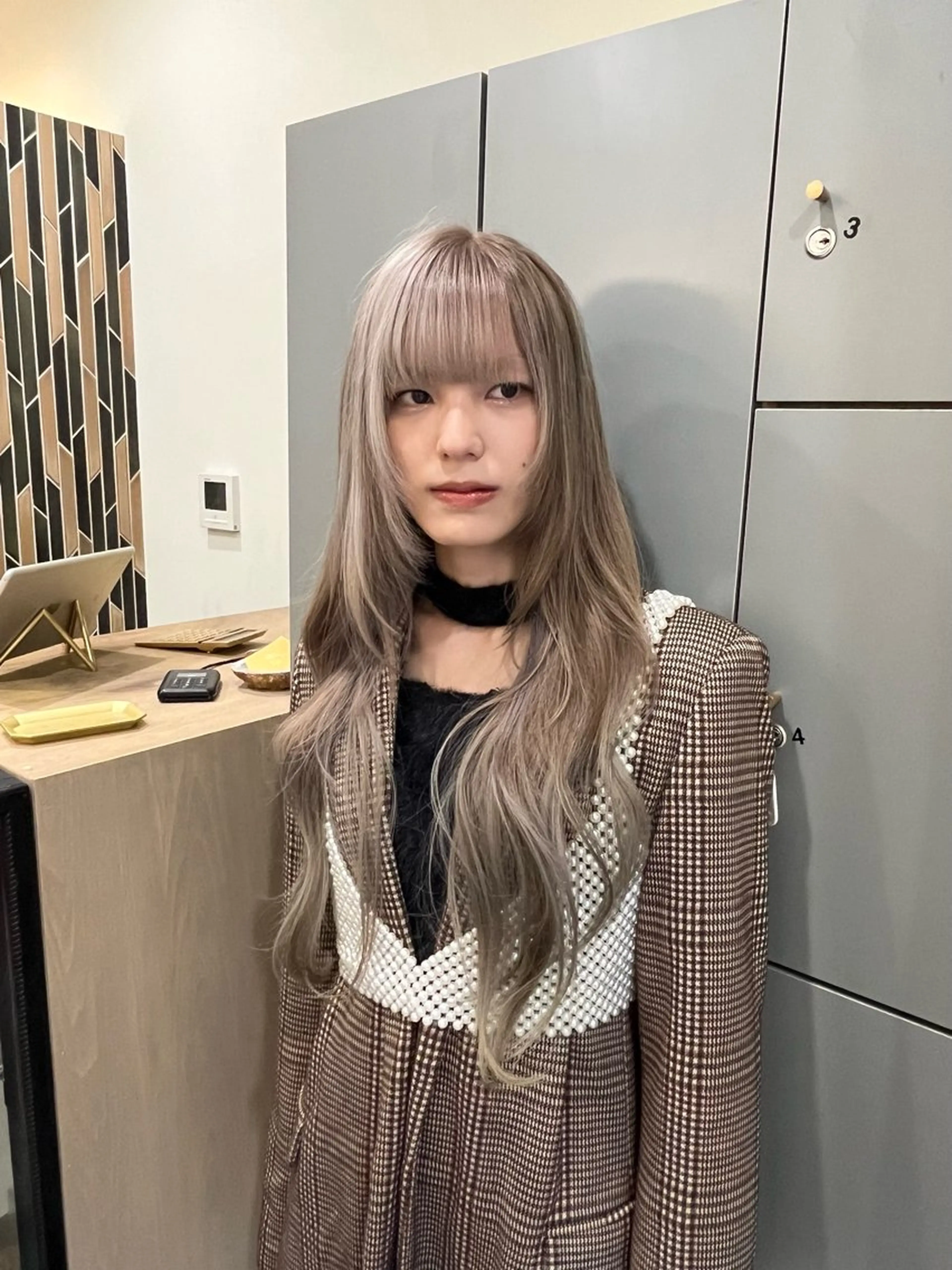 ロング 山田 優香のヘアスタイル