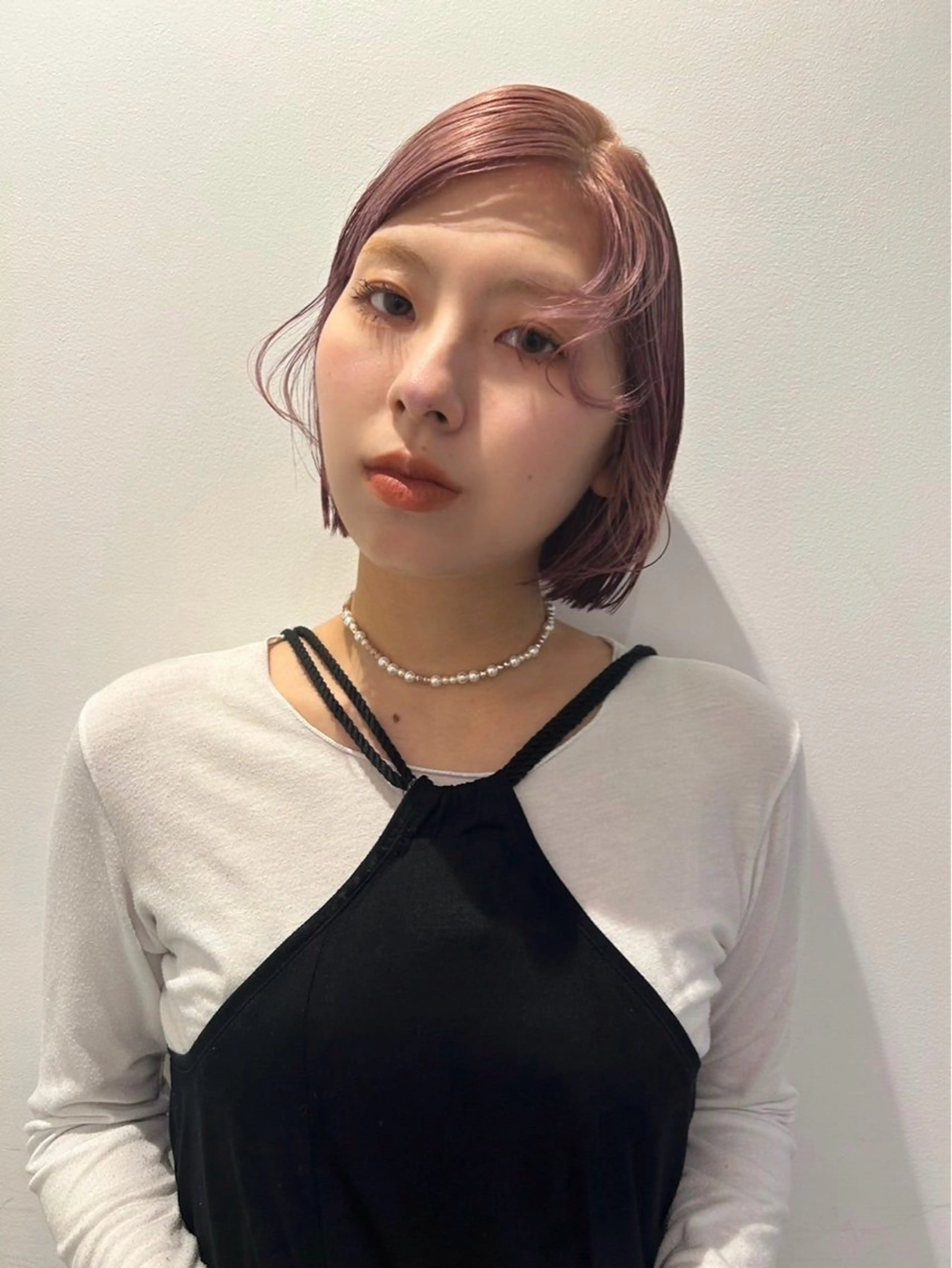 ミディアム カラー ヘアアレンジ 🎀suzuna 透明感colorのヘアスタイル