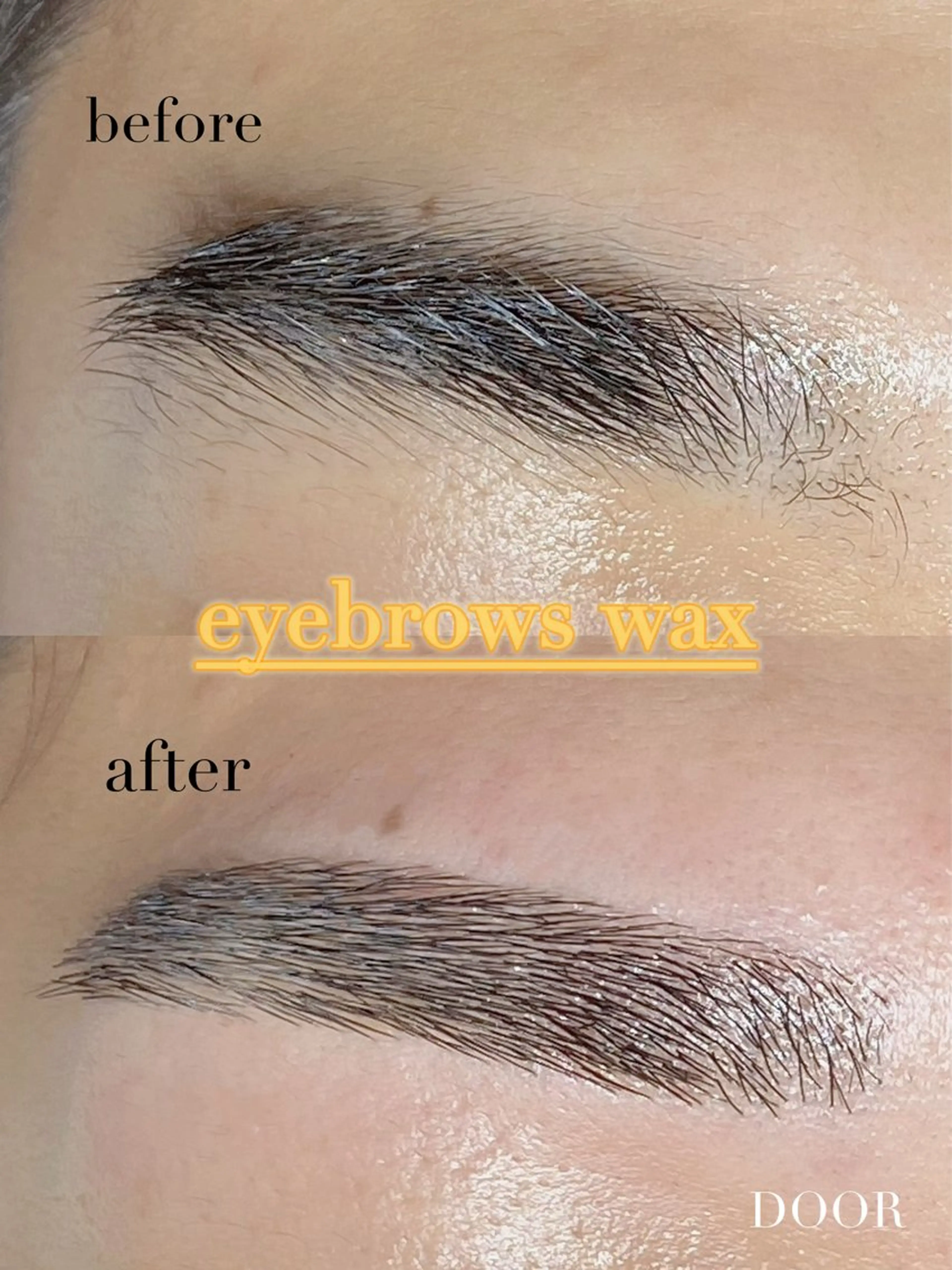 メンズ アイブロウ 眉毛ワックス脱毛 ワックス脱毛 眉カット RINA 💜のマツエク・マツパデザイン