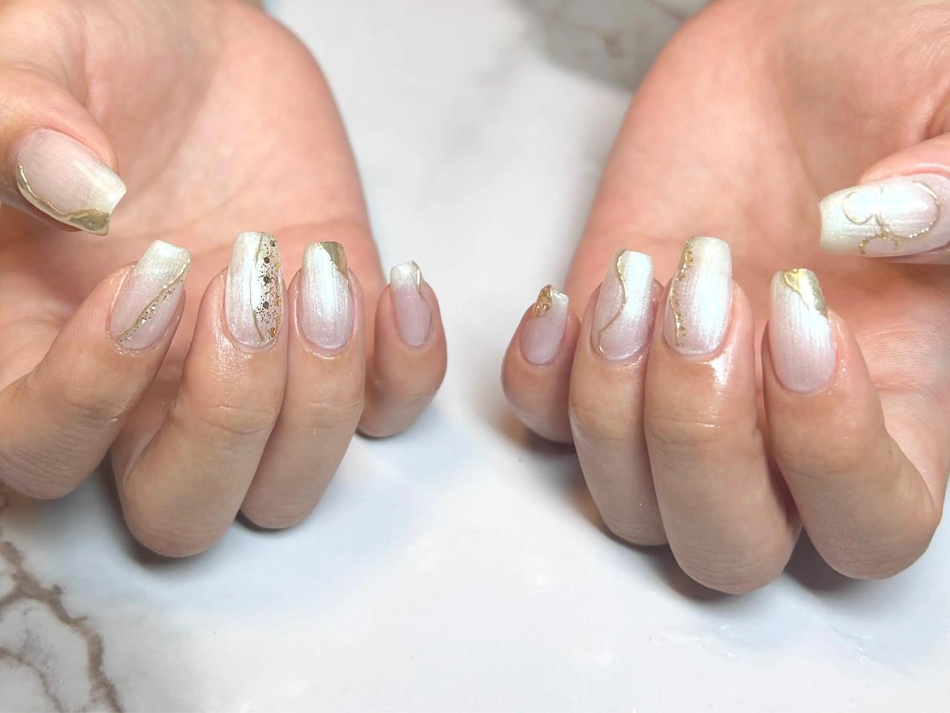 ネイル アートネイル フレンチネイル ジェルネイル マグネットネイル ミラーネイル ネイリスト シンのネイルデザイン