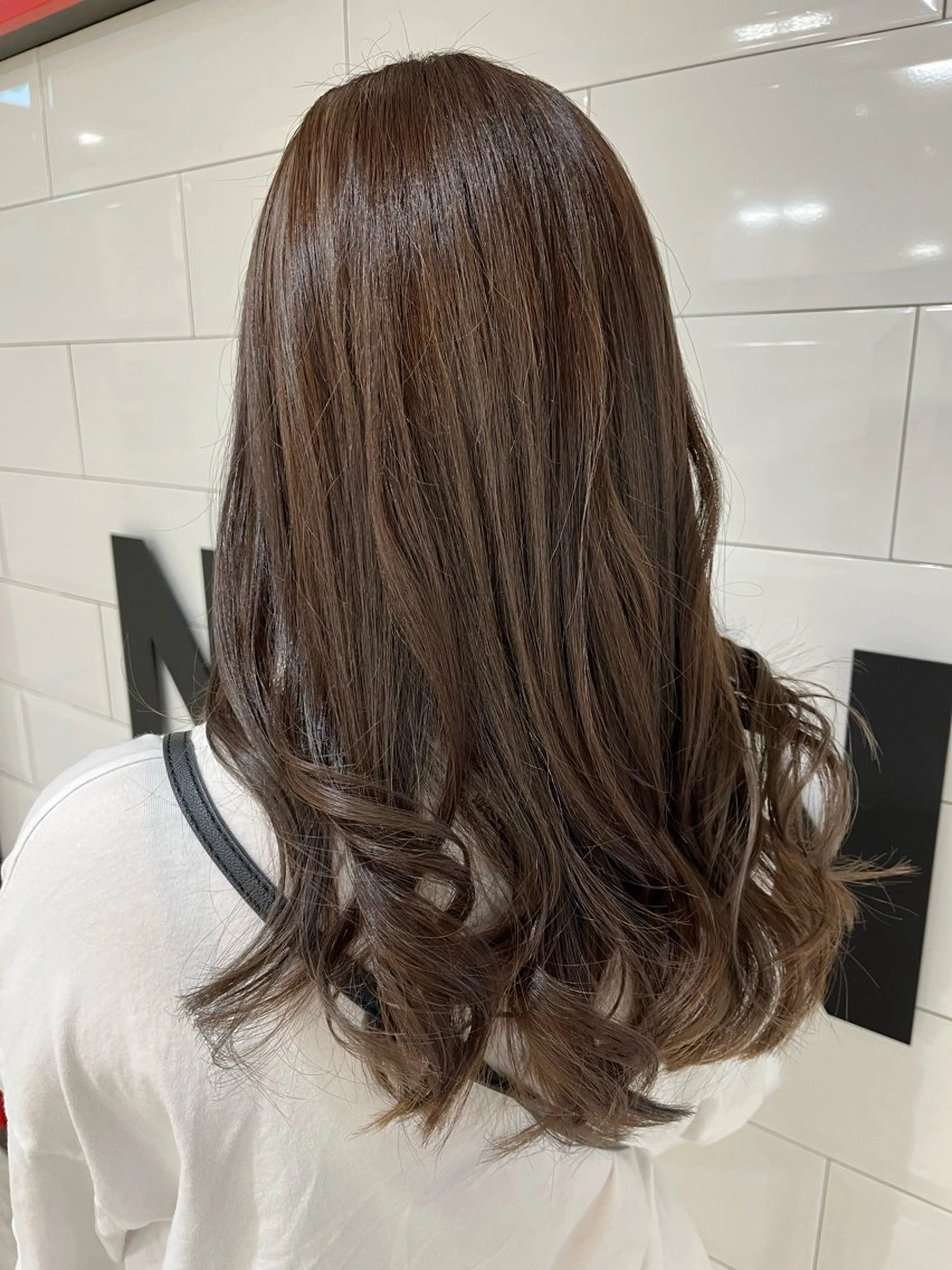 ロング カラー グレージュ カット ヘアカラー トリートメント ✨髪質改善✨ 田西　基彦のヘアスタイル