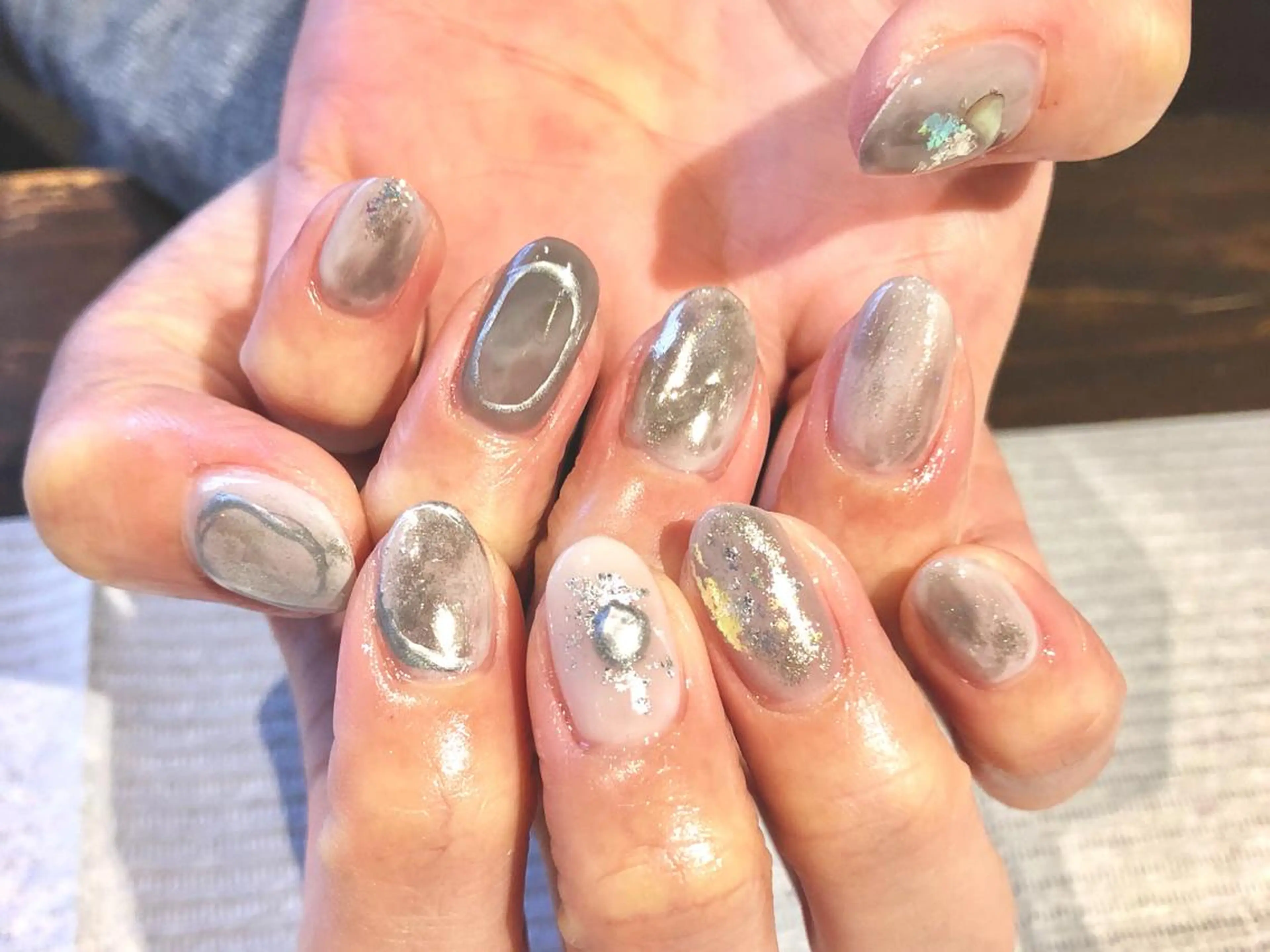 ネイル ニュアンスネイル TRAM-nail moriizumiのネイルデザイン