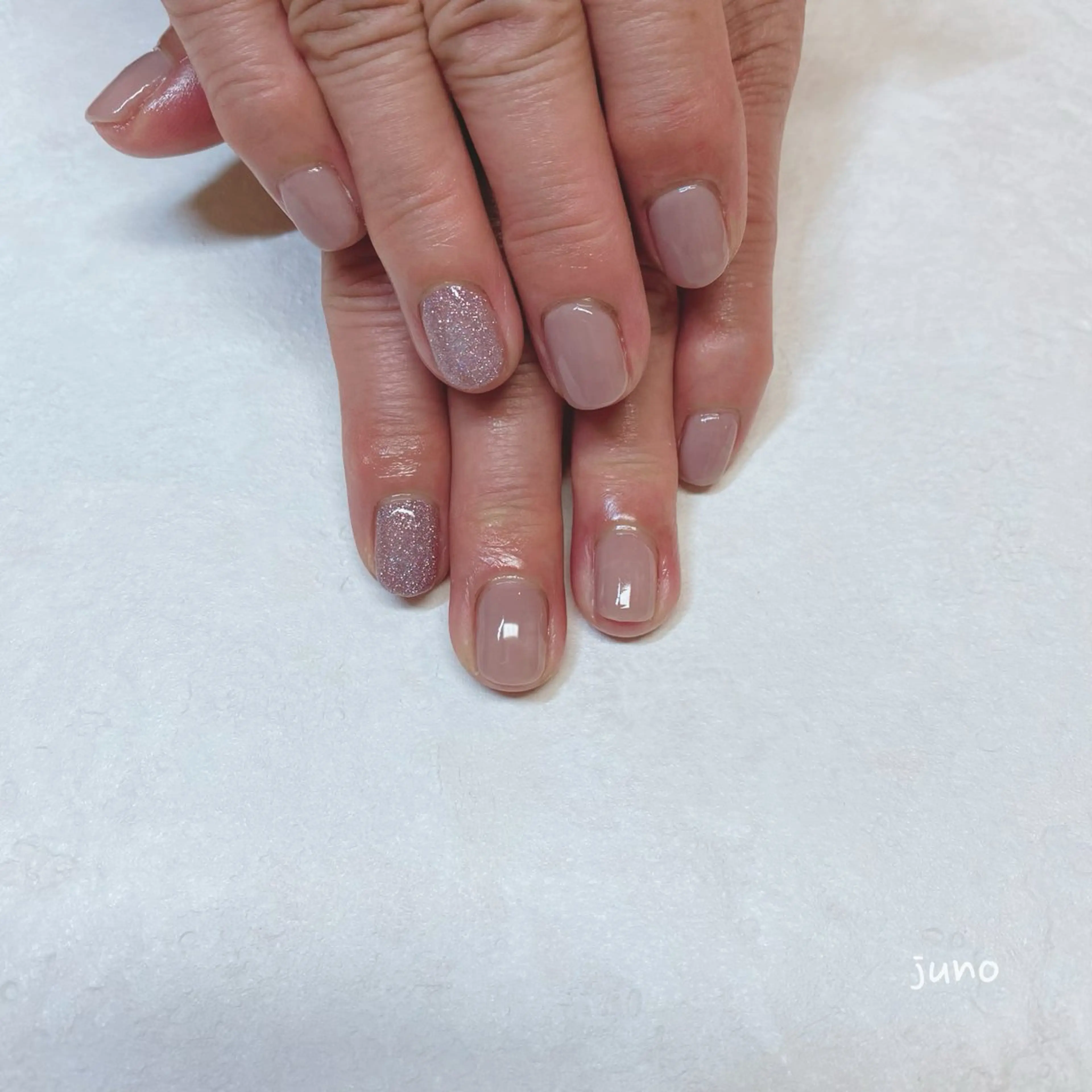 ネイル フラッシュネイル ワンカラーネイル nail salon JUNO(ジュノ)のネイルデザイン