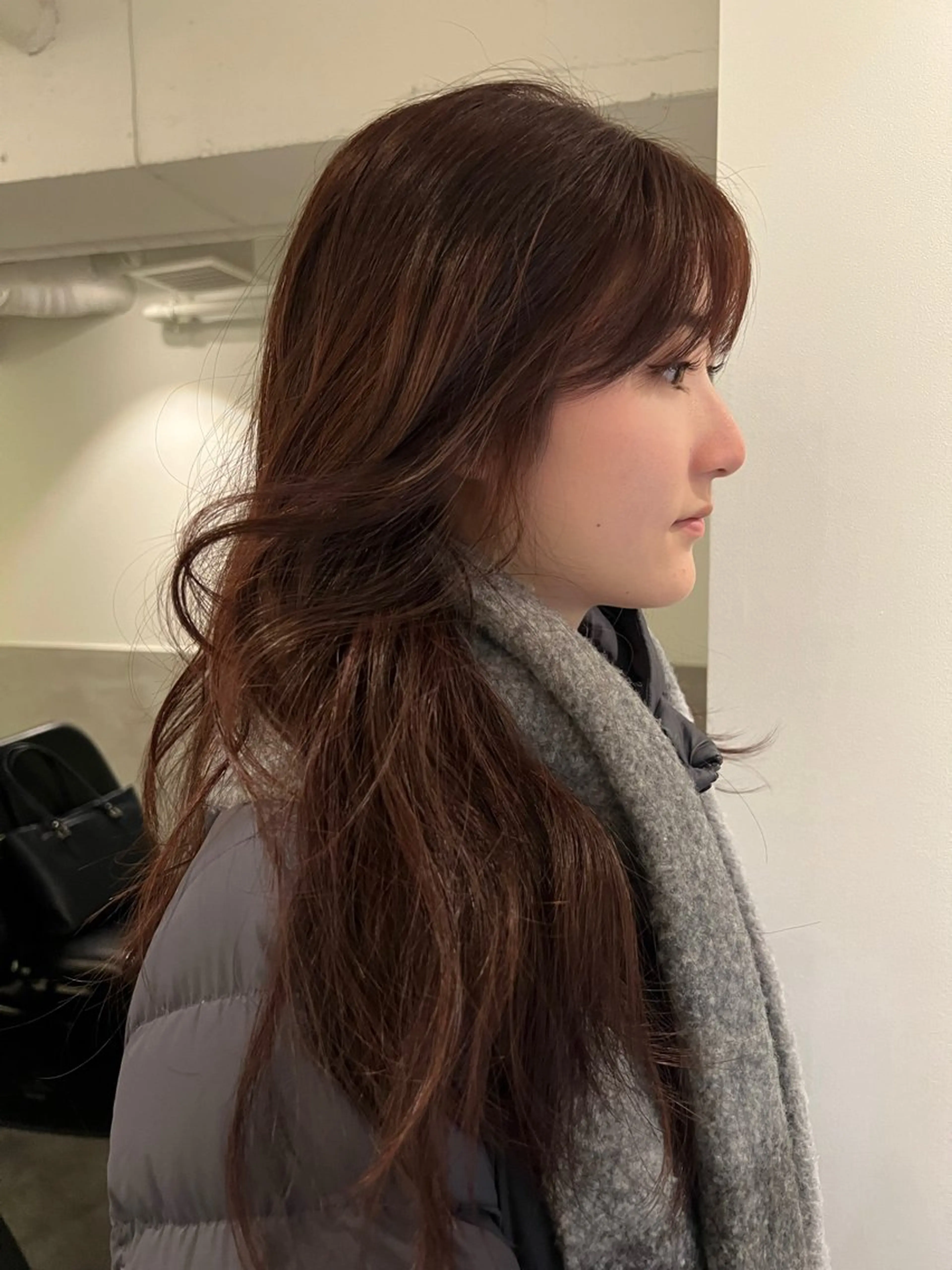 セミロング カラー 三谷はるな /名古屋/本山のヘアスタイル