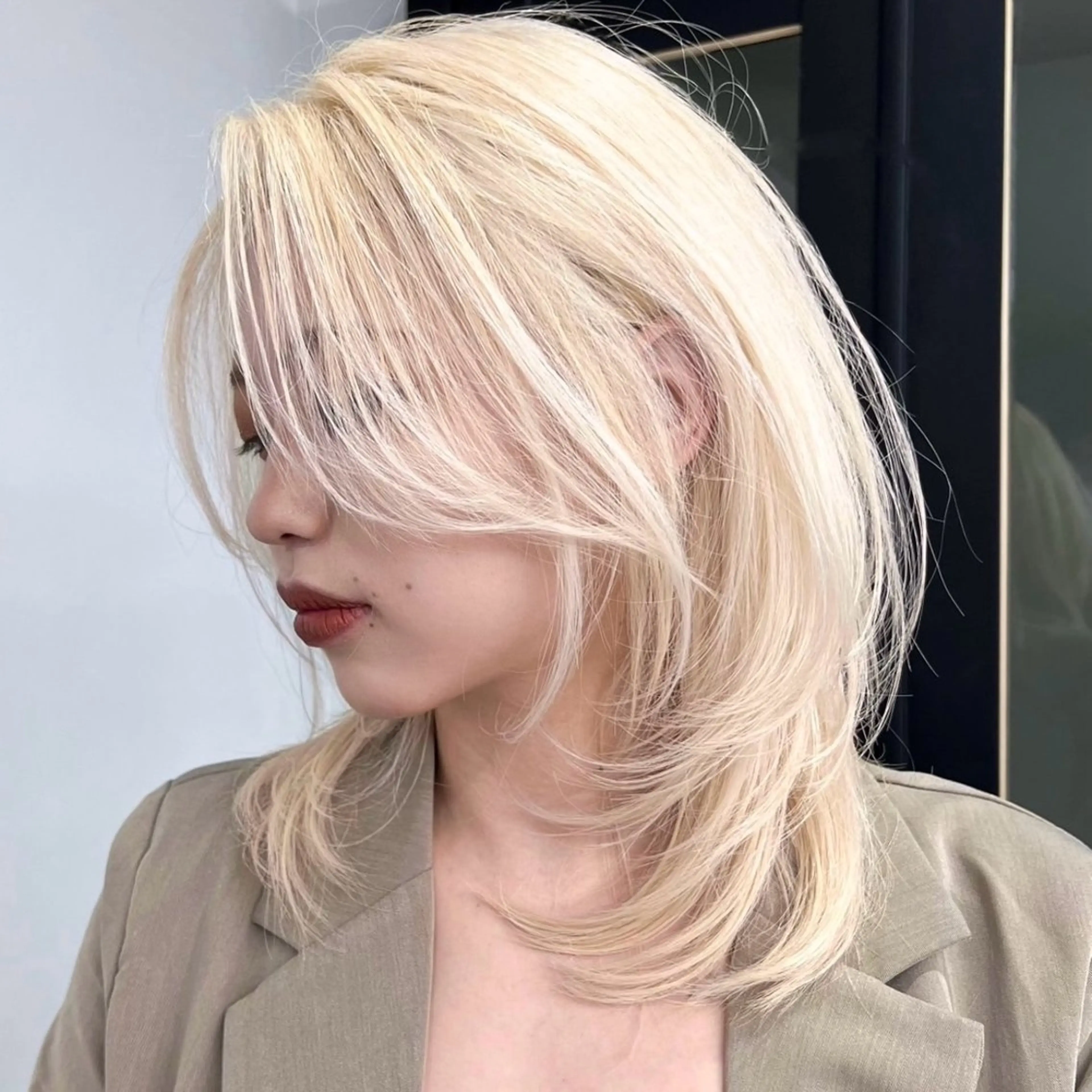 セミロング カラー カット ヘアカラー トリートメント 梅田/韓国ヘア/ エクステ🤖ヒナのヘアスタイル