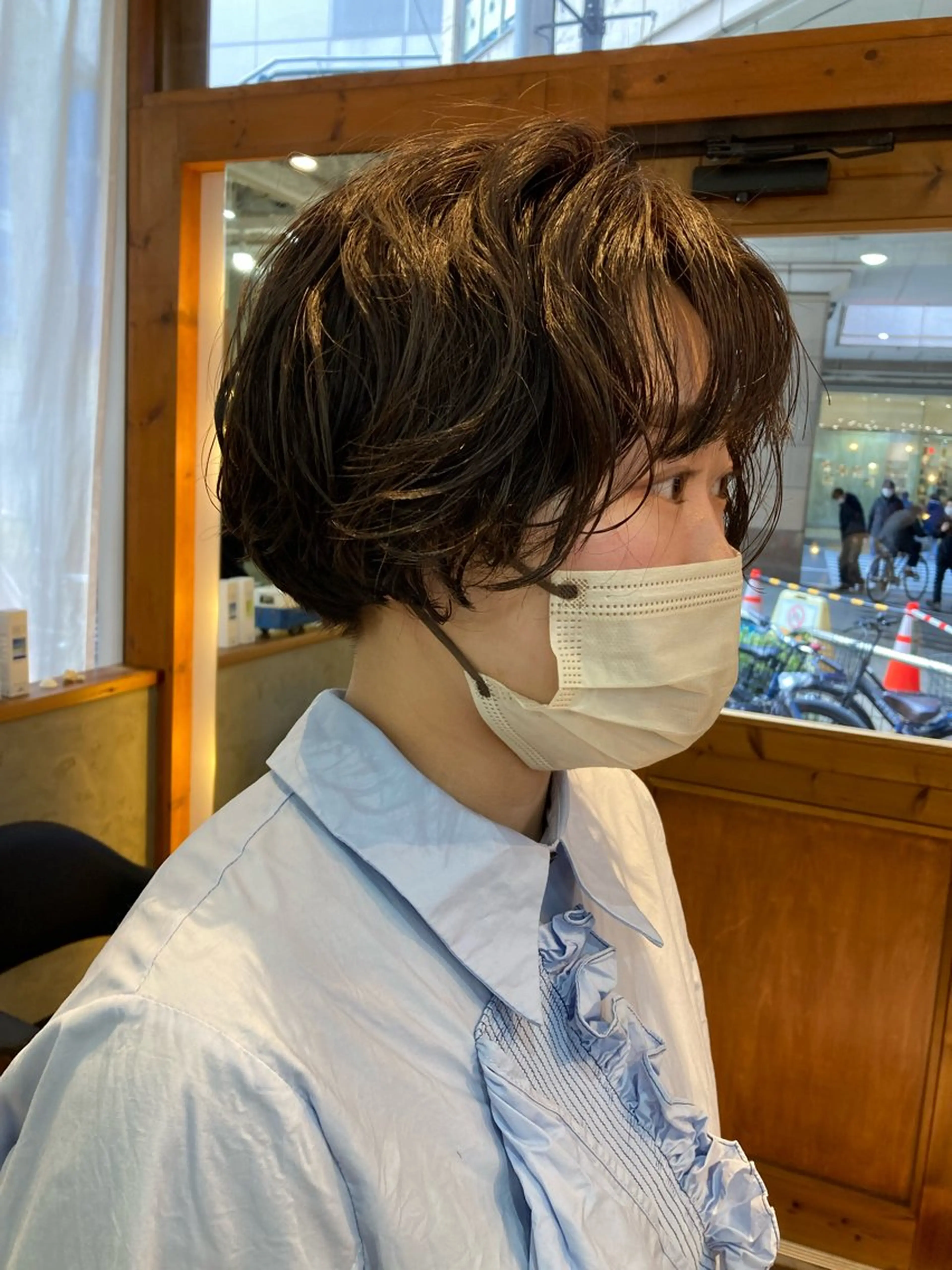 カラー パーマ 金子 歩実のヘアスタイル