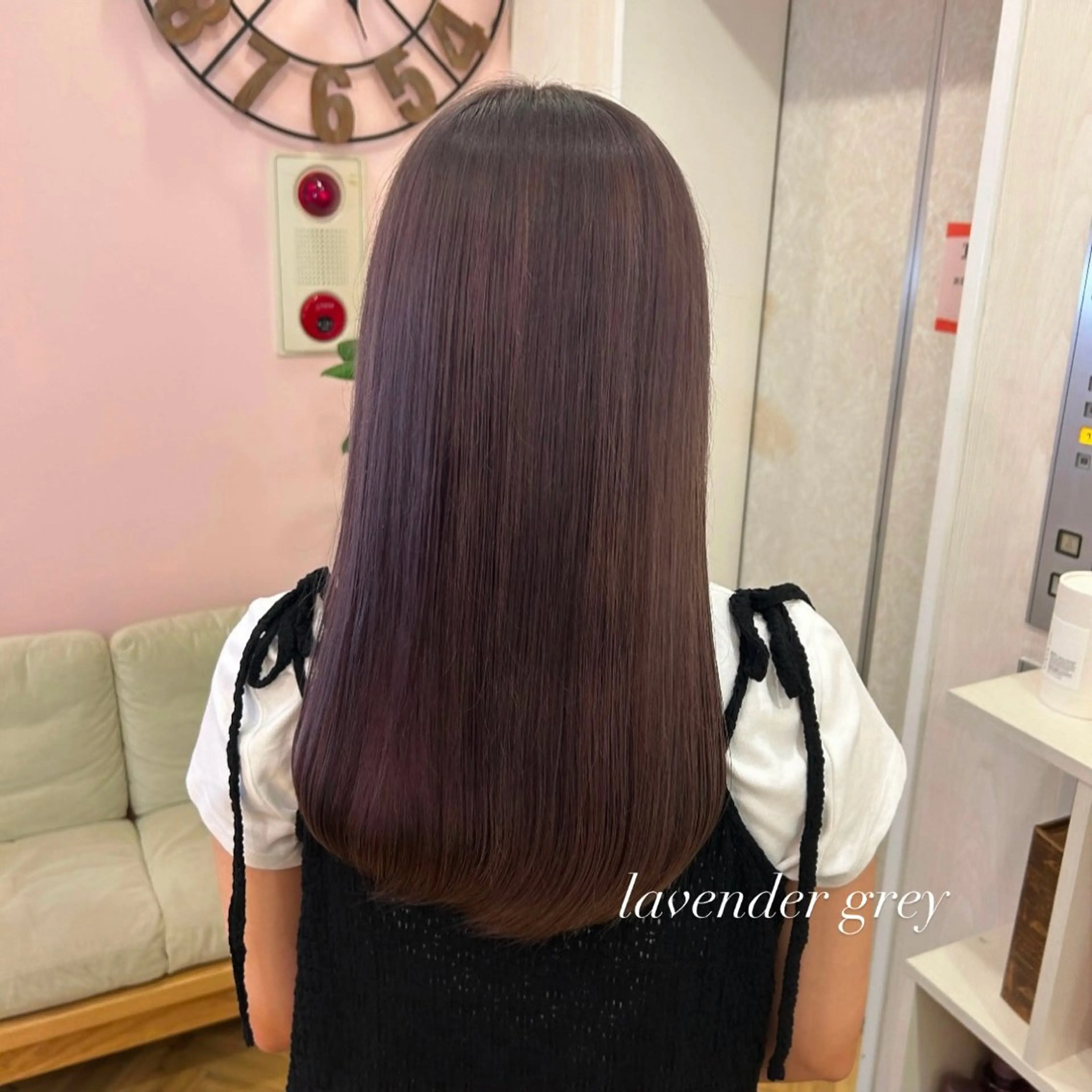 セミロング カラー 韓国ヘア🧸髪質改善 🧸きくちみさきのヘアスタイル