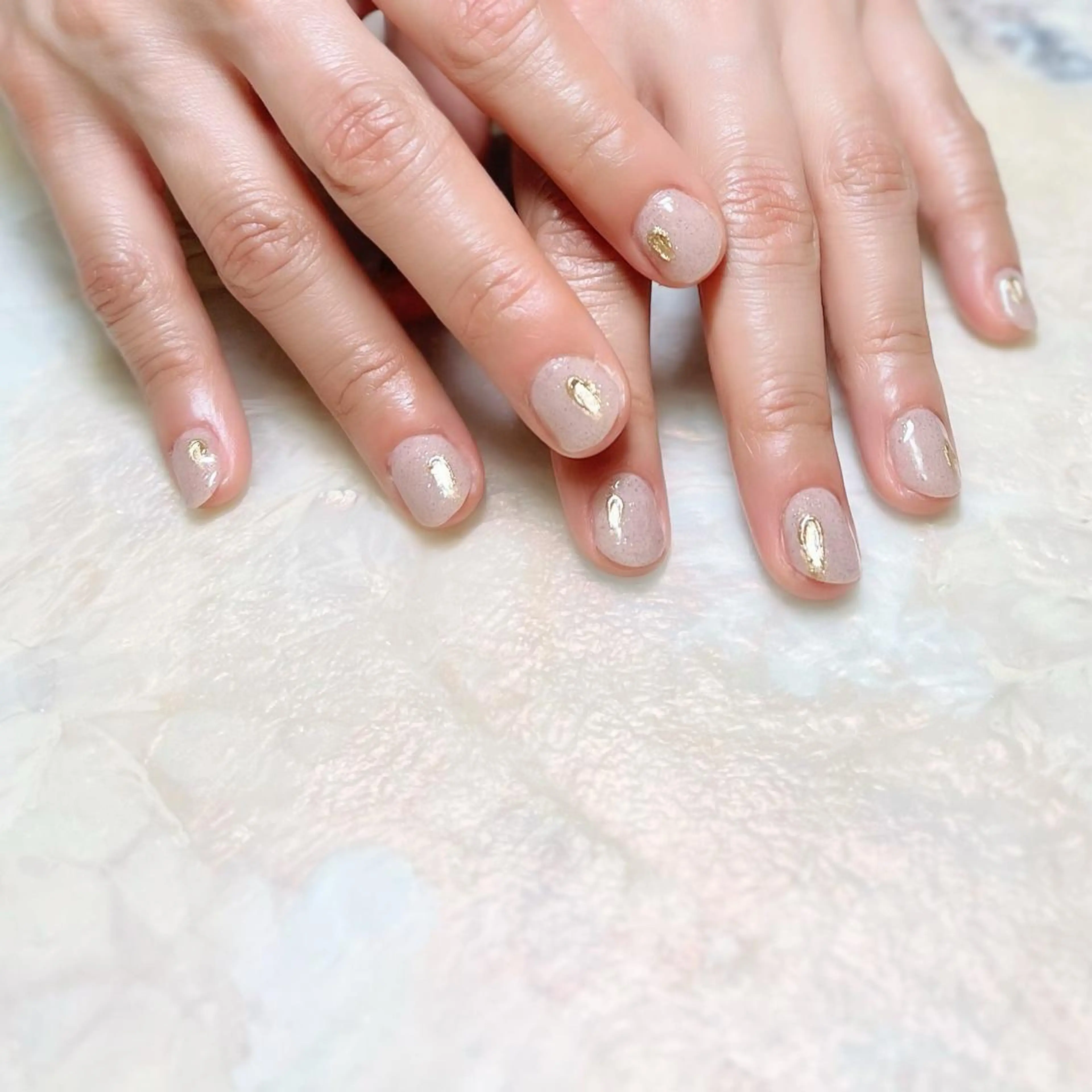 ネイル マグネットネイル ニュアンスネイル ショートネイル gemickle nailのネイルデザイン