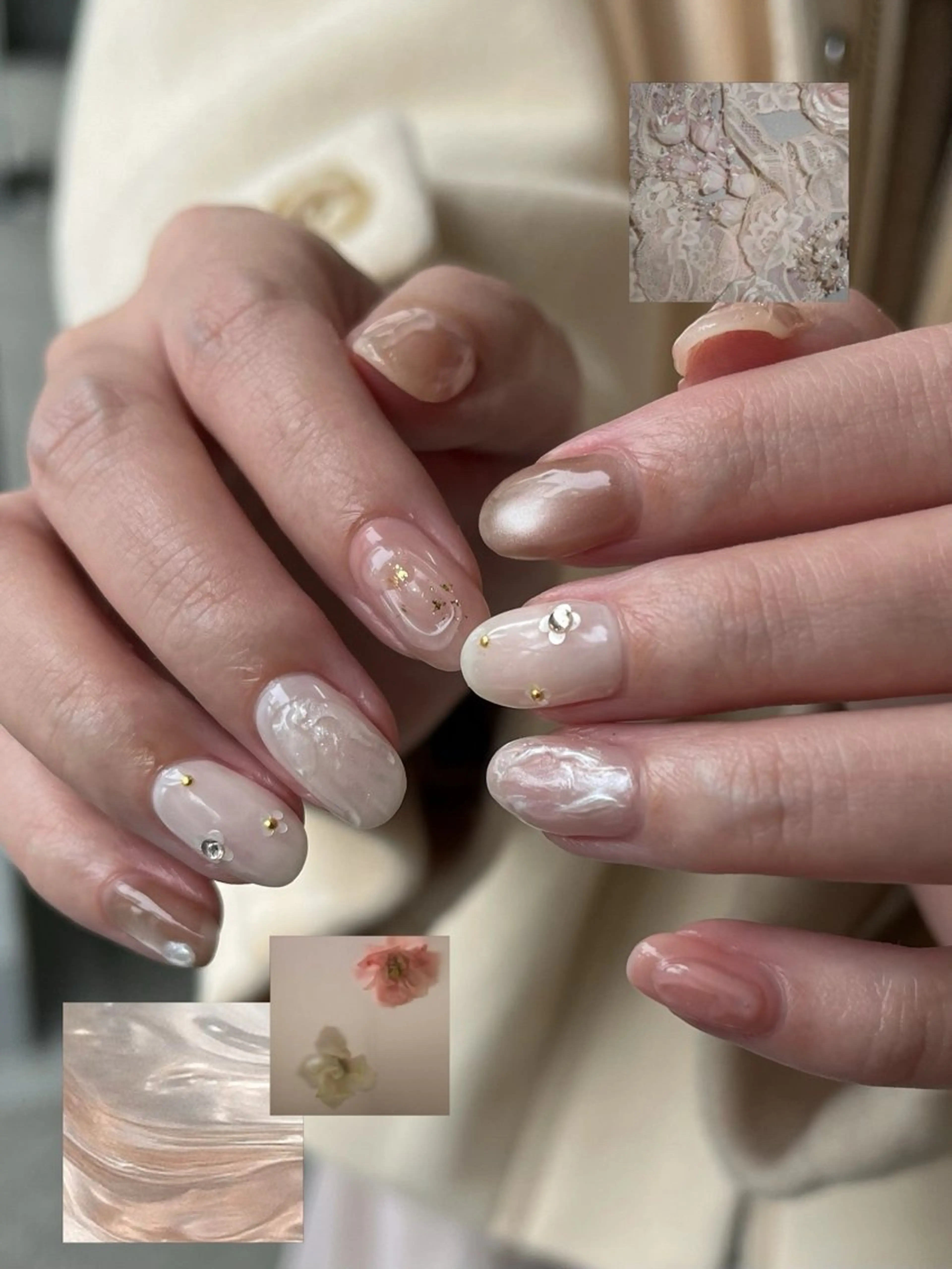 ネイル ニュアンスネイル paragel /a k i n aのネイルデザイン