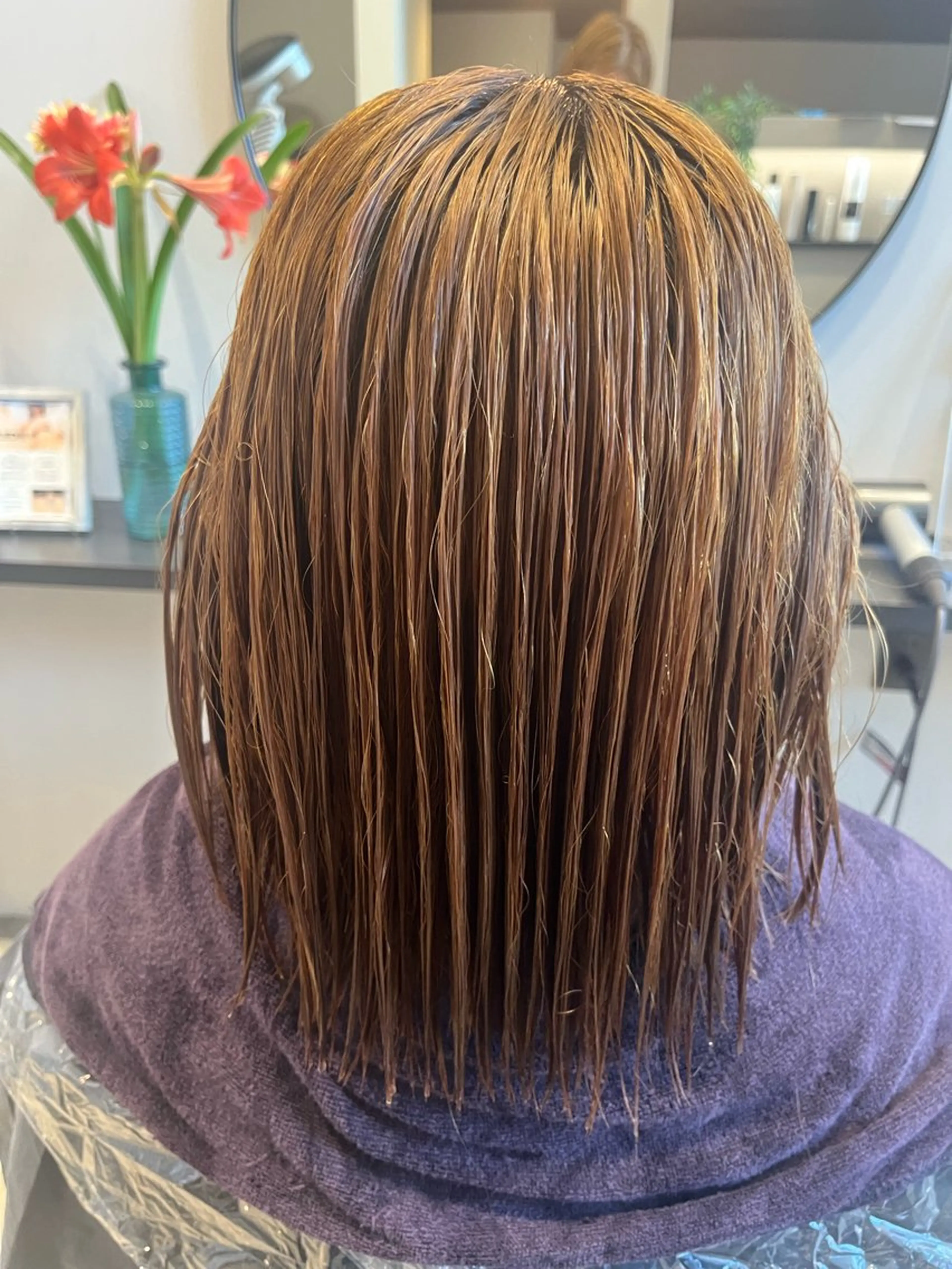 ミディアム 垢抜け/イメチェン color🦩ちあきのヘアスタイル