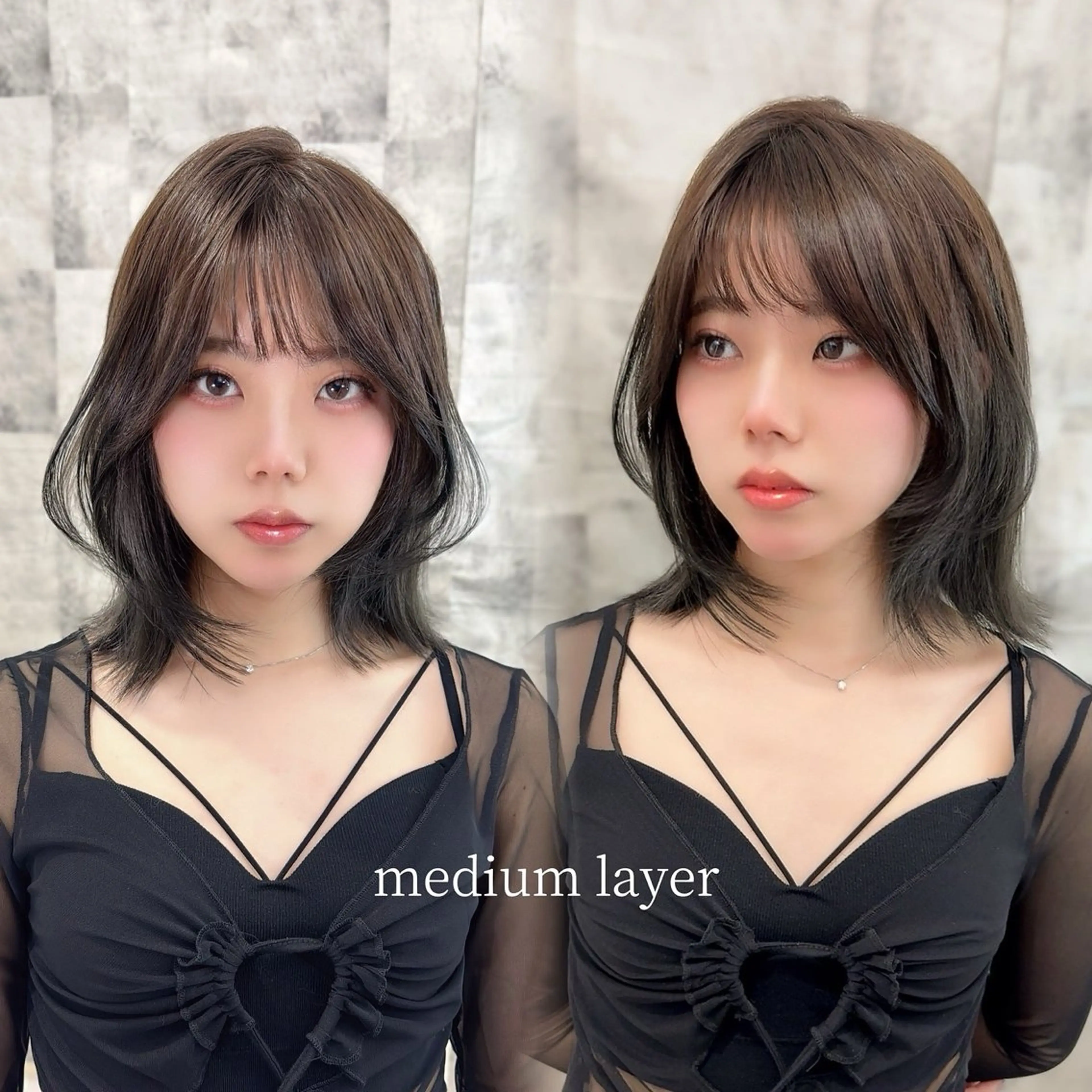 ミディアム 韓国風ヘア 永田竜一/ レイヤーカットのその他イメージ