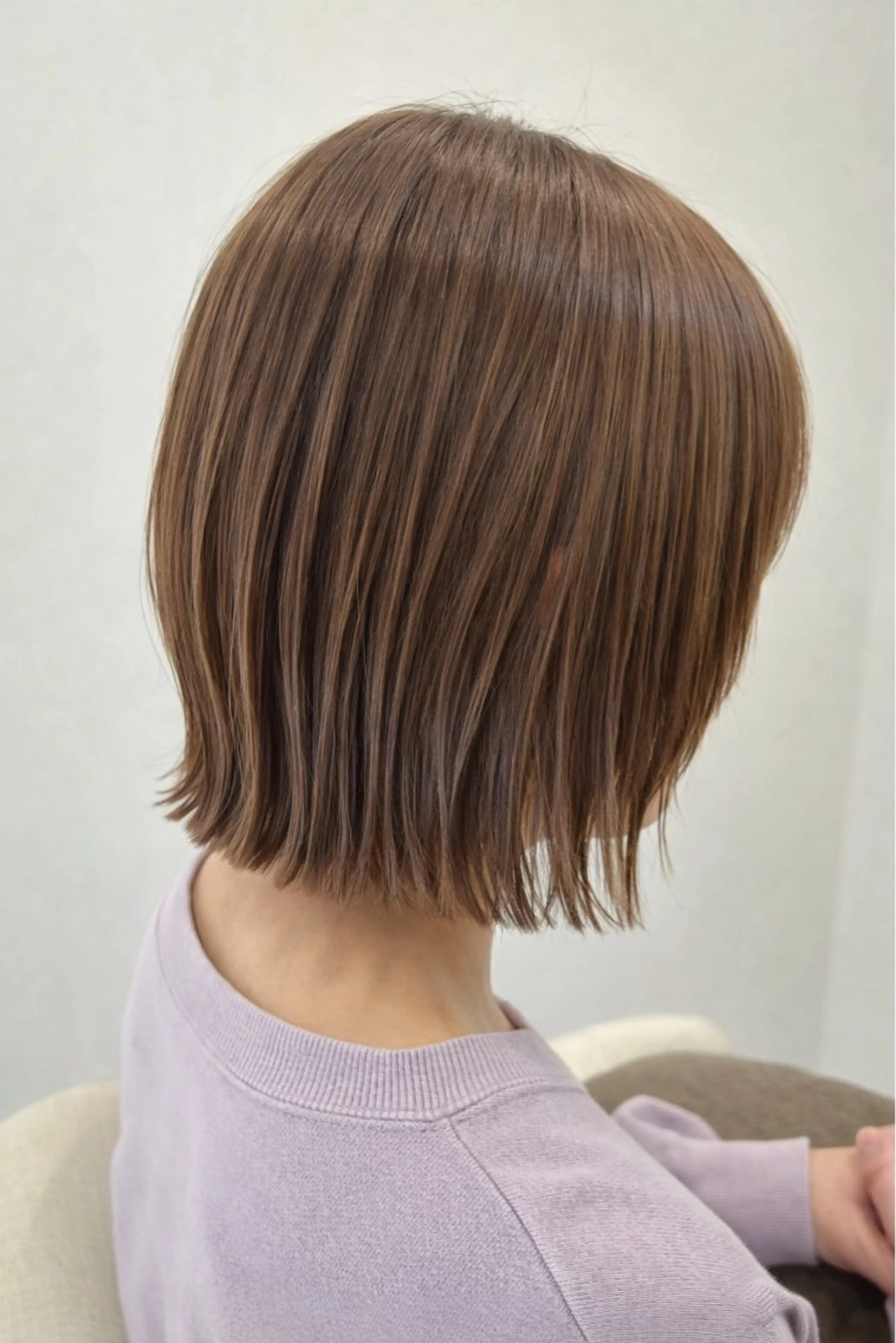 ミディアム ボブ くびれヘア 千明 大輝のヘアスタイル