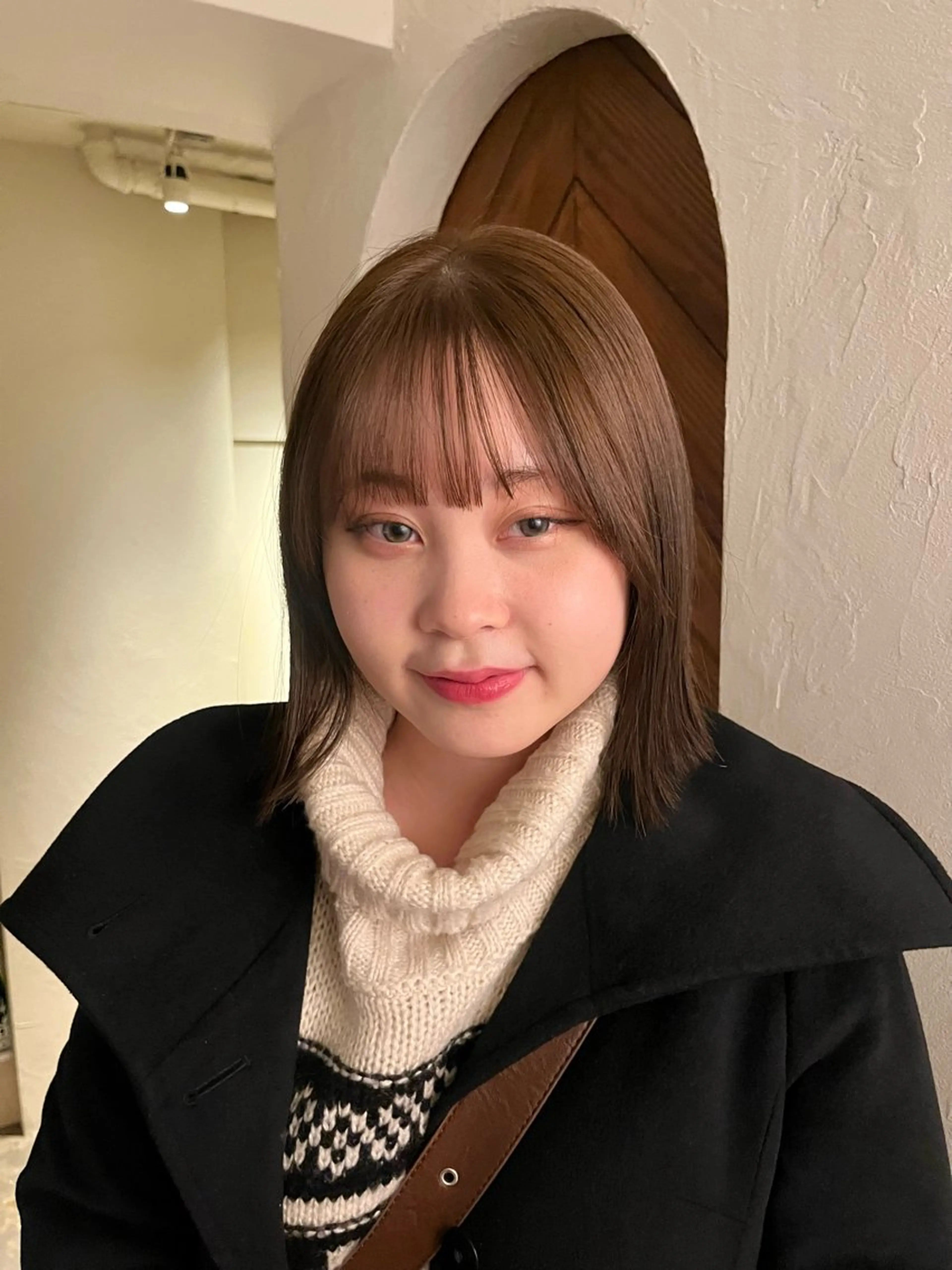 ミディアム カラー 透明感カラー 加藤好/ボブ /レイヤー/暖色🧡のヘアスタイル