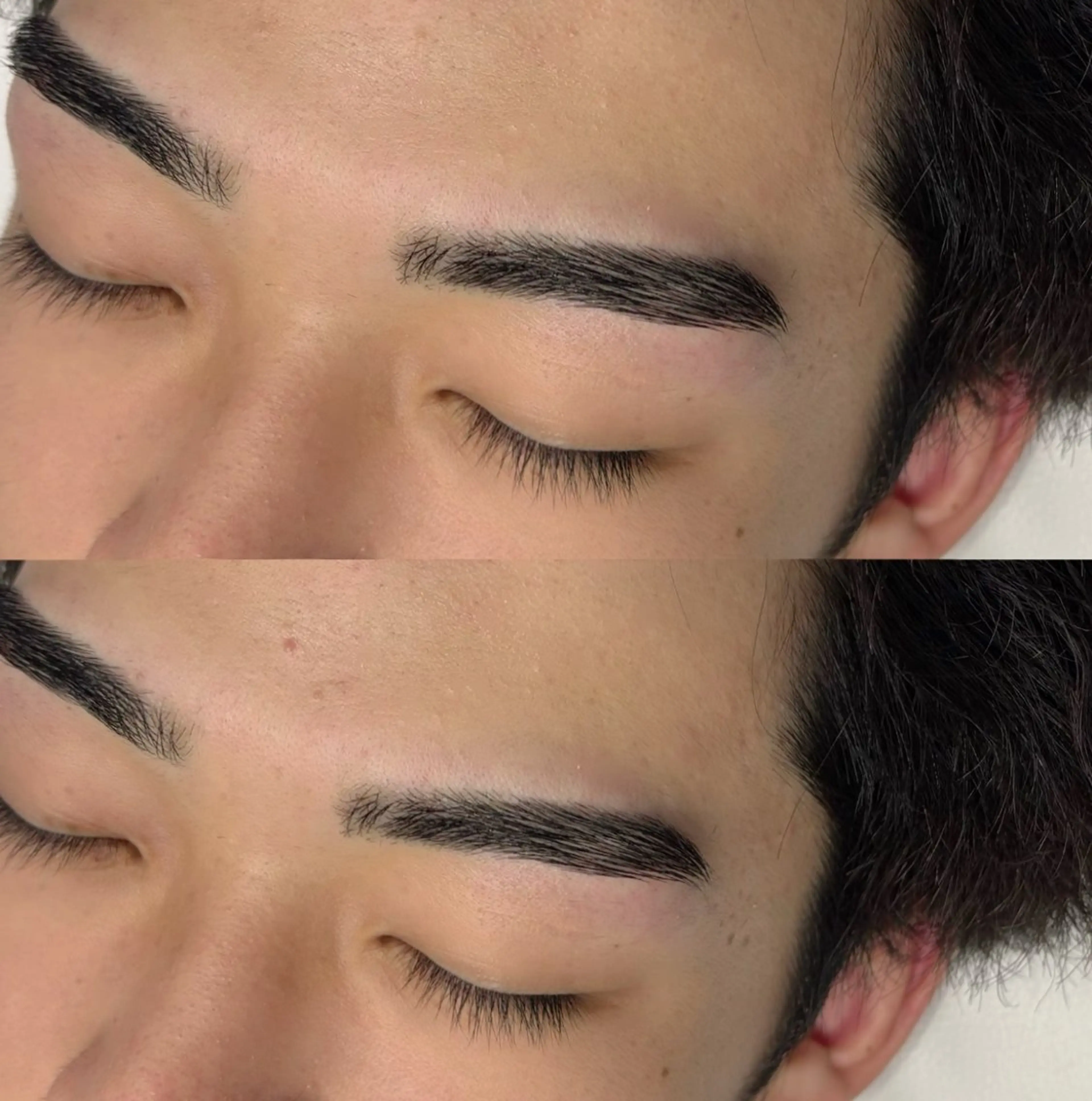 メンズ アイブロウ WHITE LASH yuiのマツエク・マツパデザイン