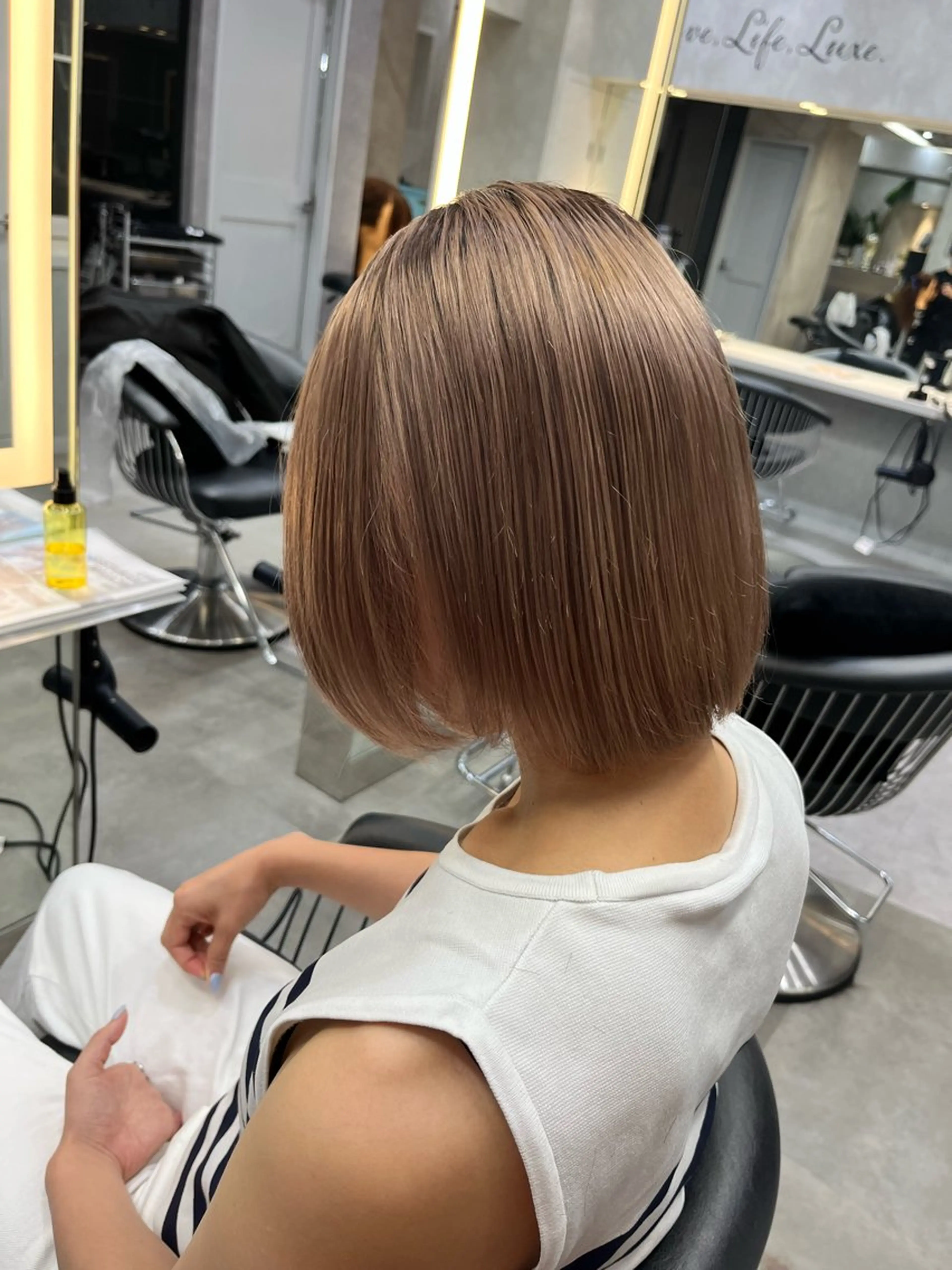 ショート カラー 池袋/似合わせ/縮毛 髪質改善【ugen】のヘアスタイル