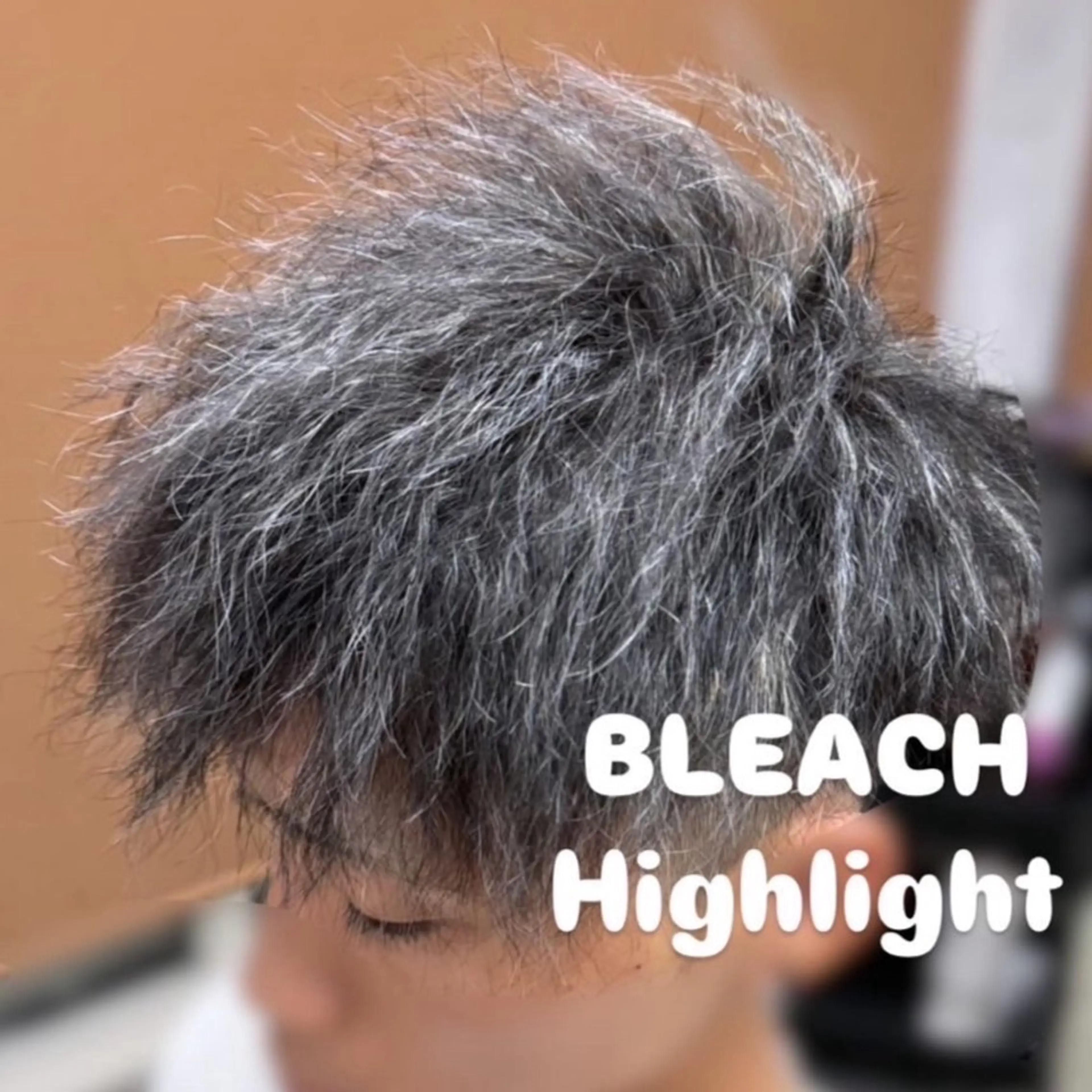 ［ミニモ限定］メンズパーマ(カット込み)+ハイライトメッシュの写真