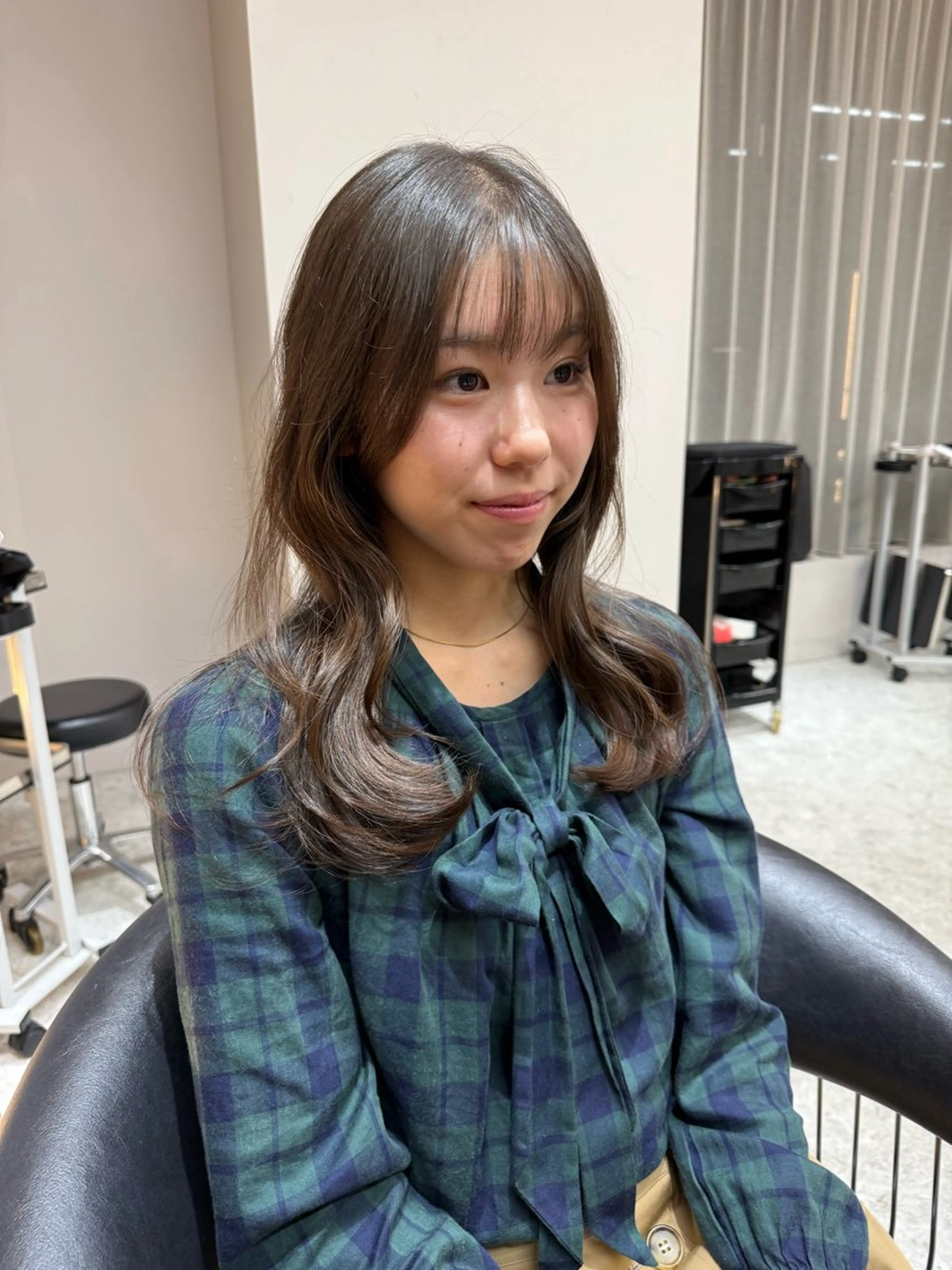 セミロング 平山 翔意のヘアスタイル