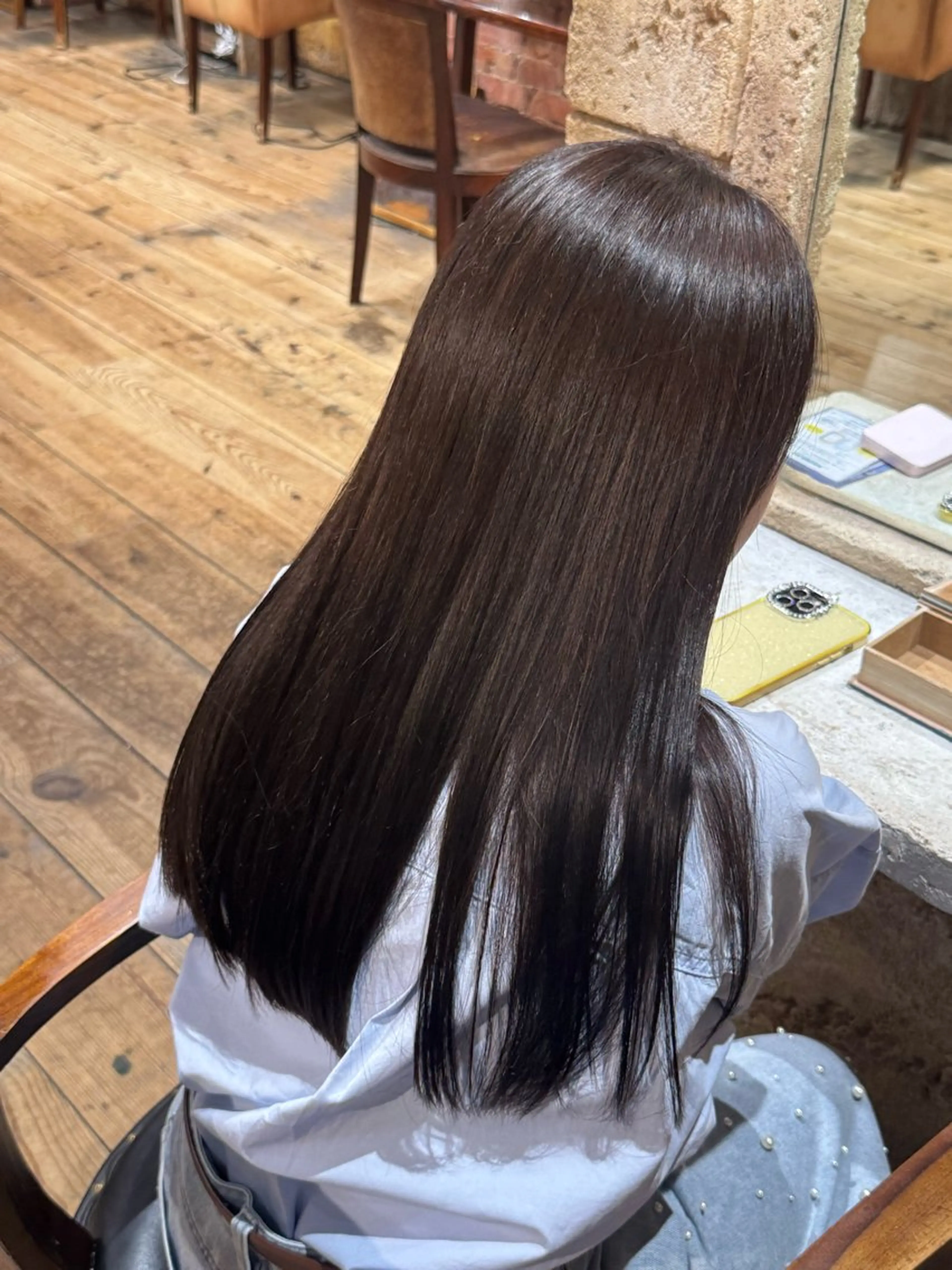 ロング トリートメント カット ヘアカラー トリートメント 髪質改善カラー /高山奈夕のヘアスタイル