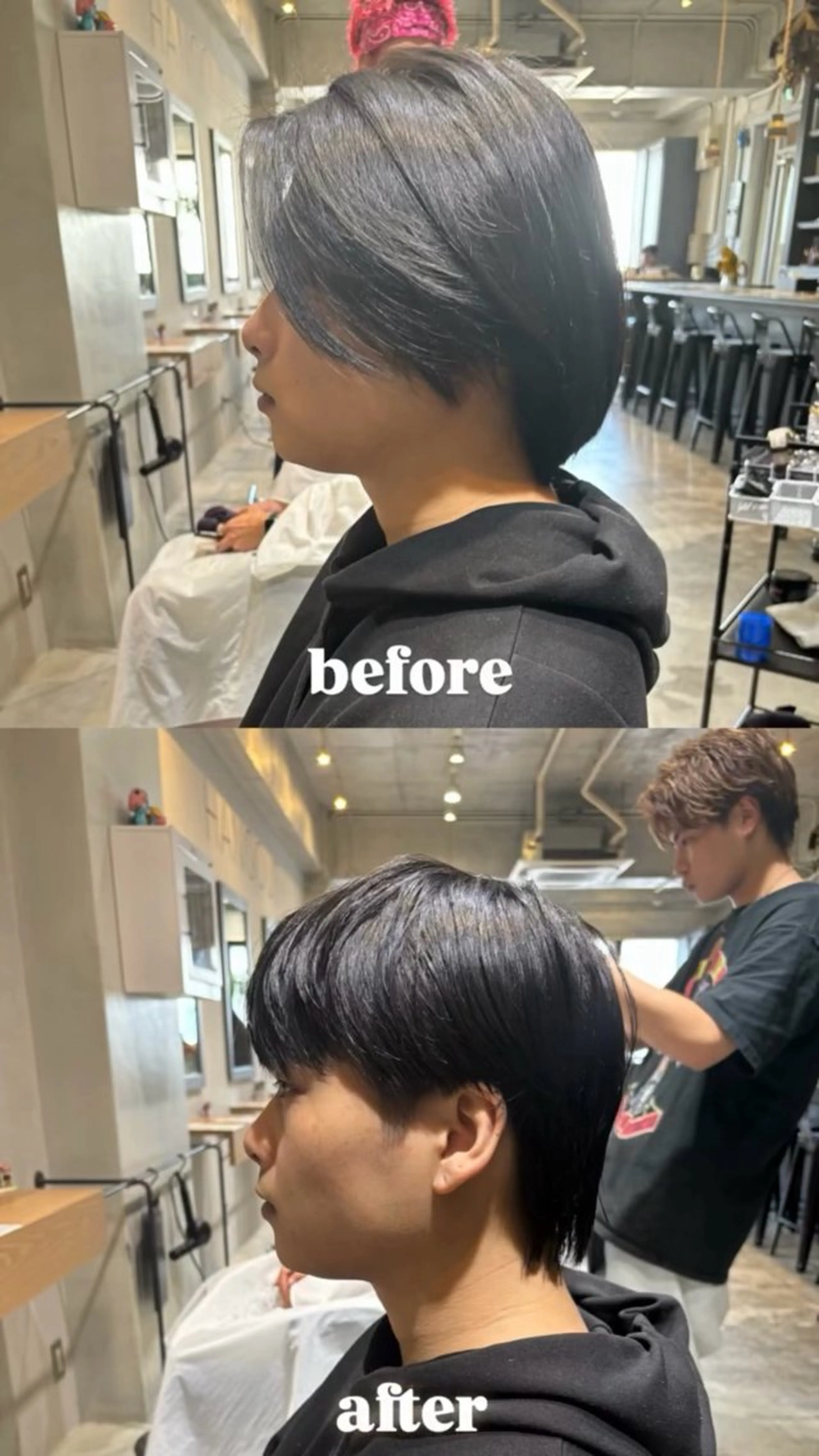 メンズ メンズウルフカット ウルフカット カット HANGOUT / ミウのヘアスタイル