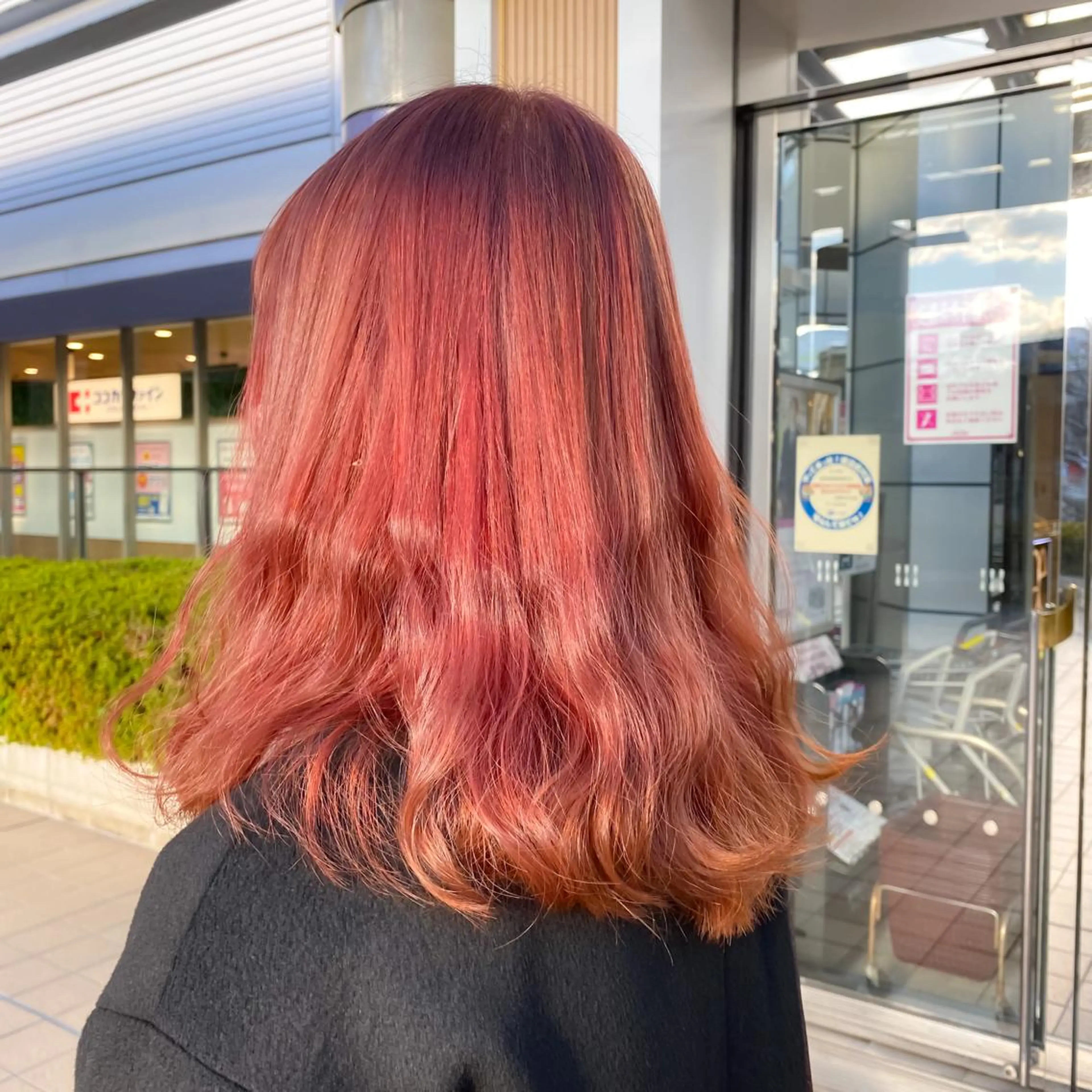 セミロング カラー ピンクカラー 6日空きあり 🌟misatoのヘアスタイル