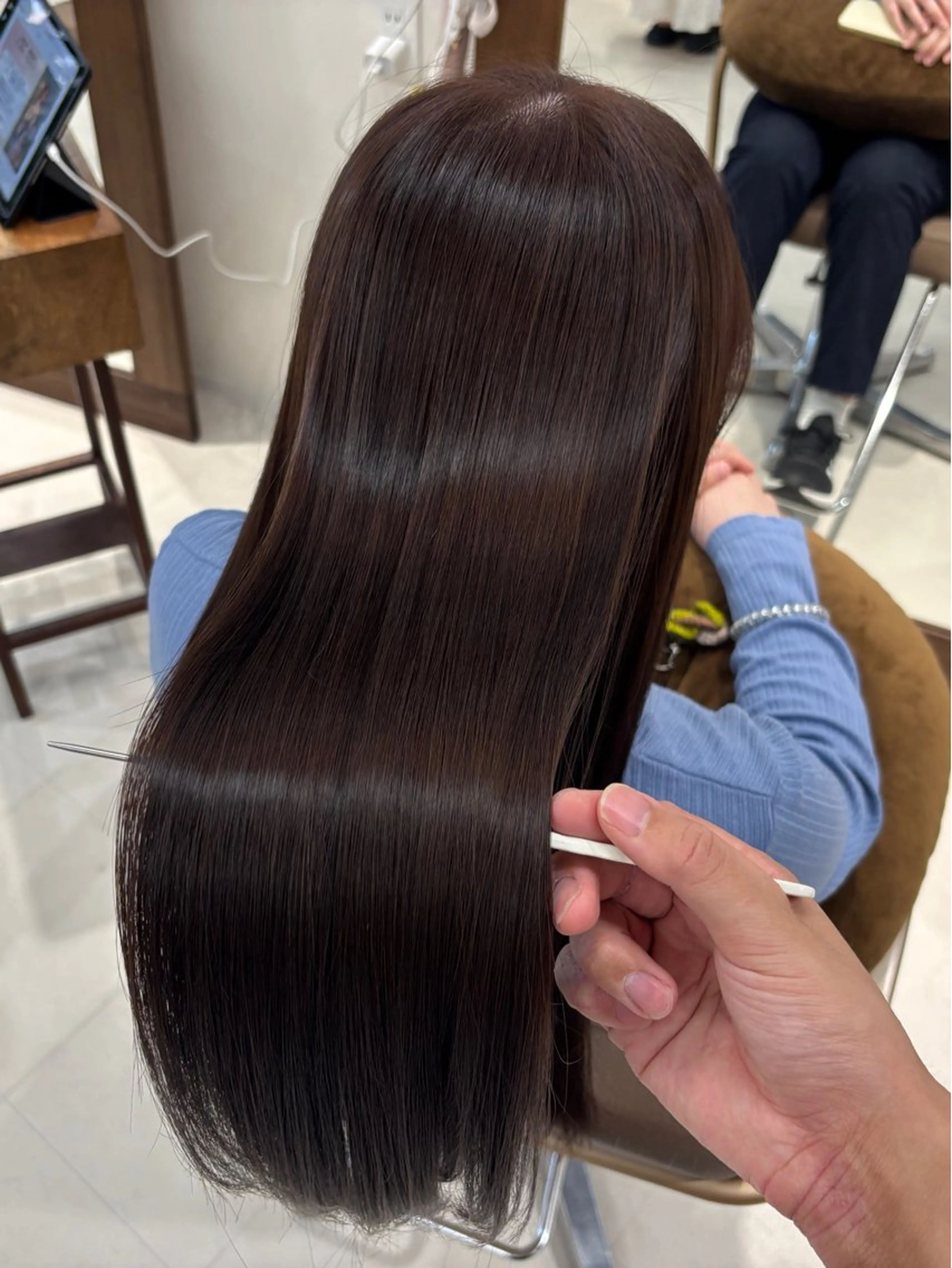 ロング カラー 髪質改善・縮毛・ 艶髪カラー　Maruのヘアスタイル