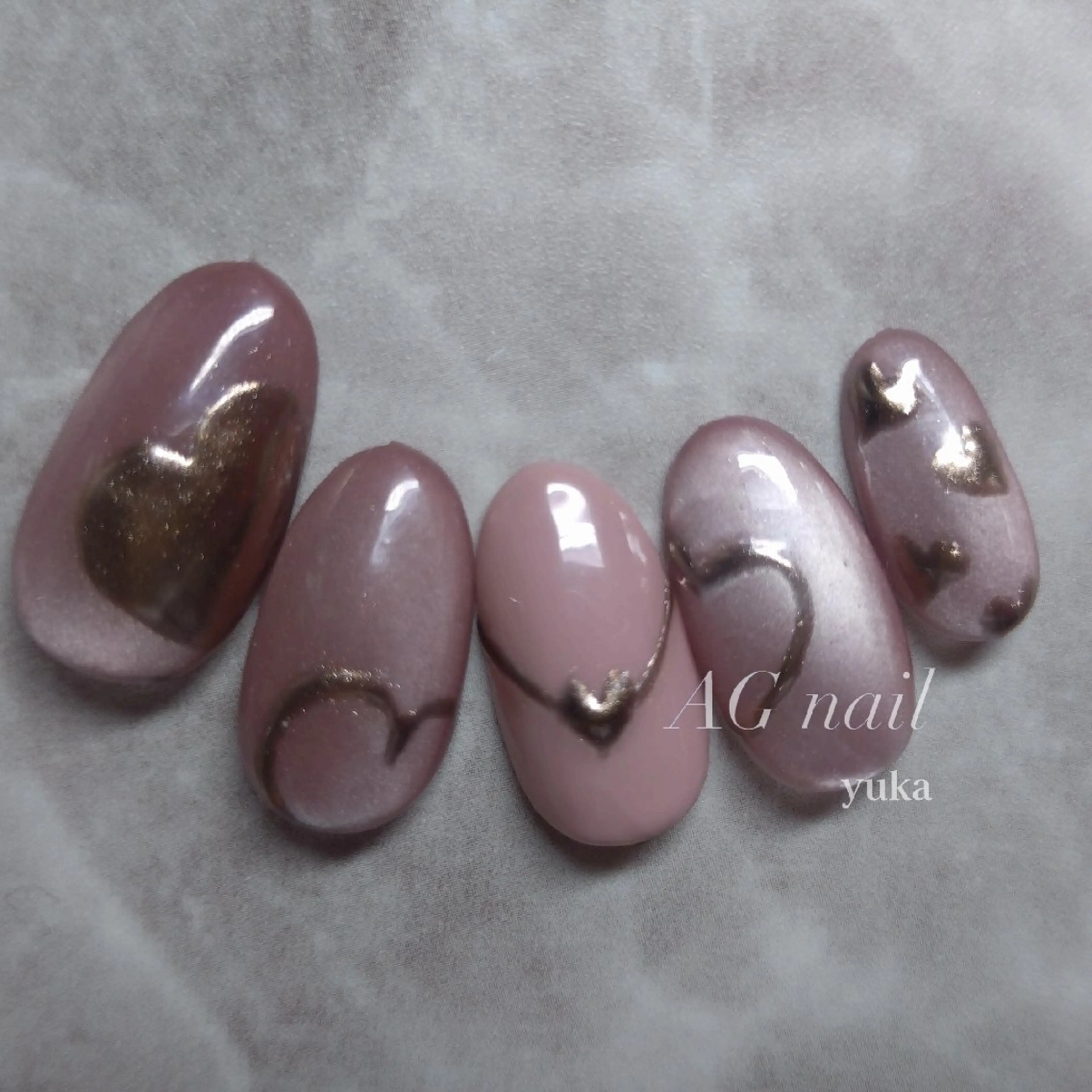 ネイル ハンドネイル AGnail 富永  /オフ込みフィルインのネイルデザイン