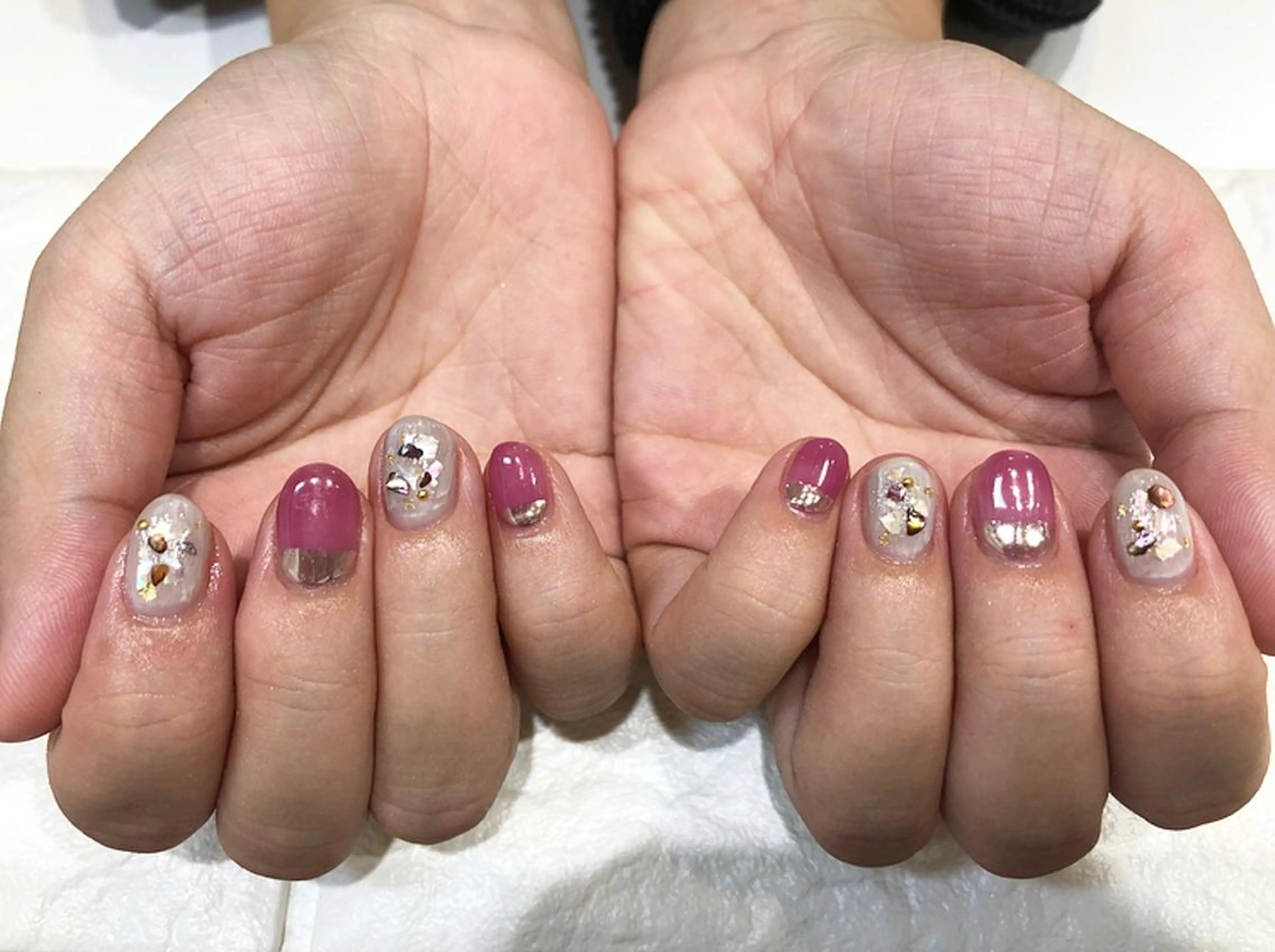 ネイル ミラーネイル rina eye&nailのマツエク・マツパデザイン