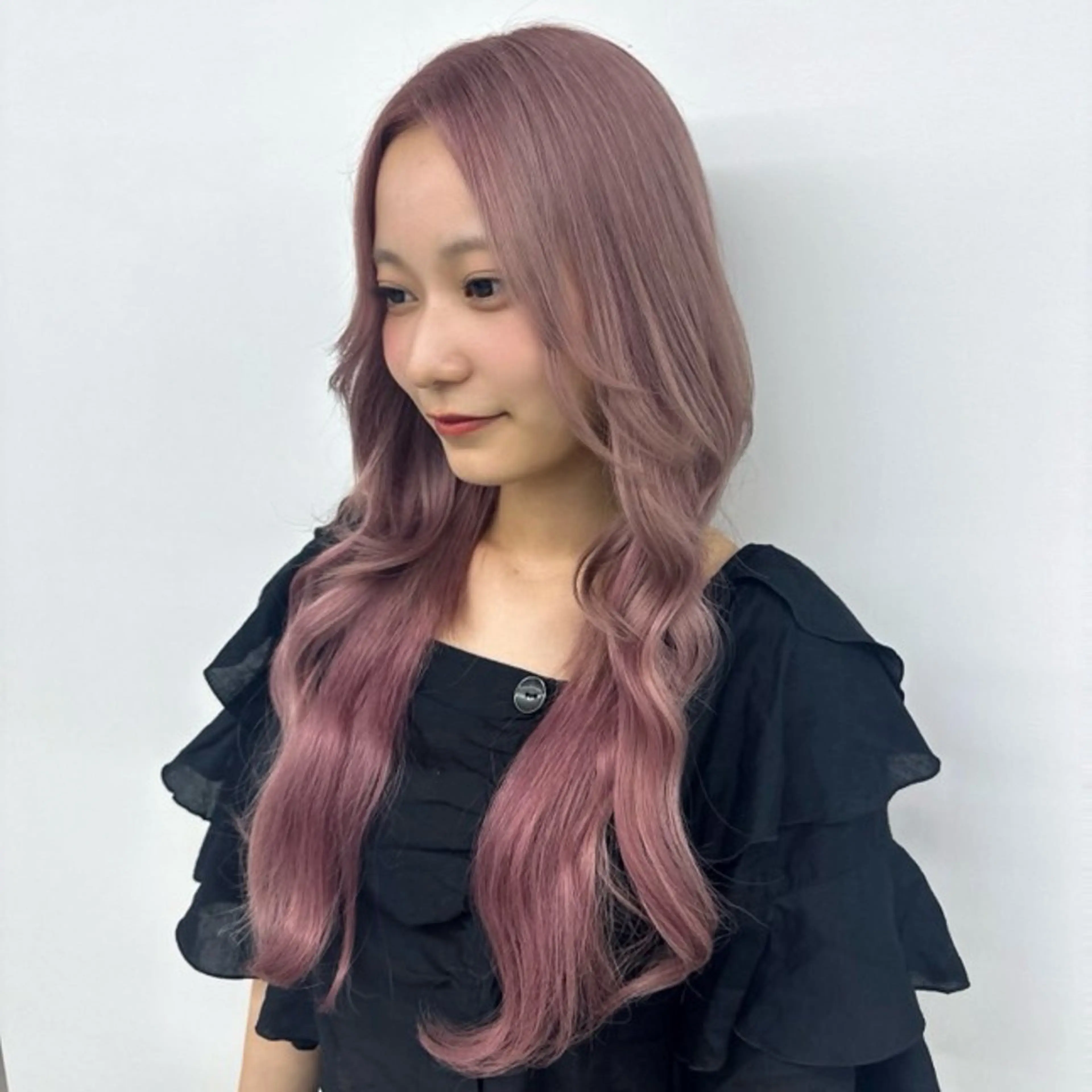 ロング カラー ブリーチ ピンクカラー ホワイトピンク エクステ ヘアカラー エクステ ハイトーン/エクステ /韓国ヘアKENTAのヘアスタイル