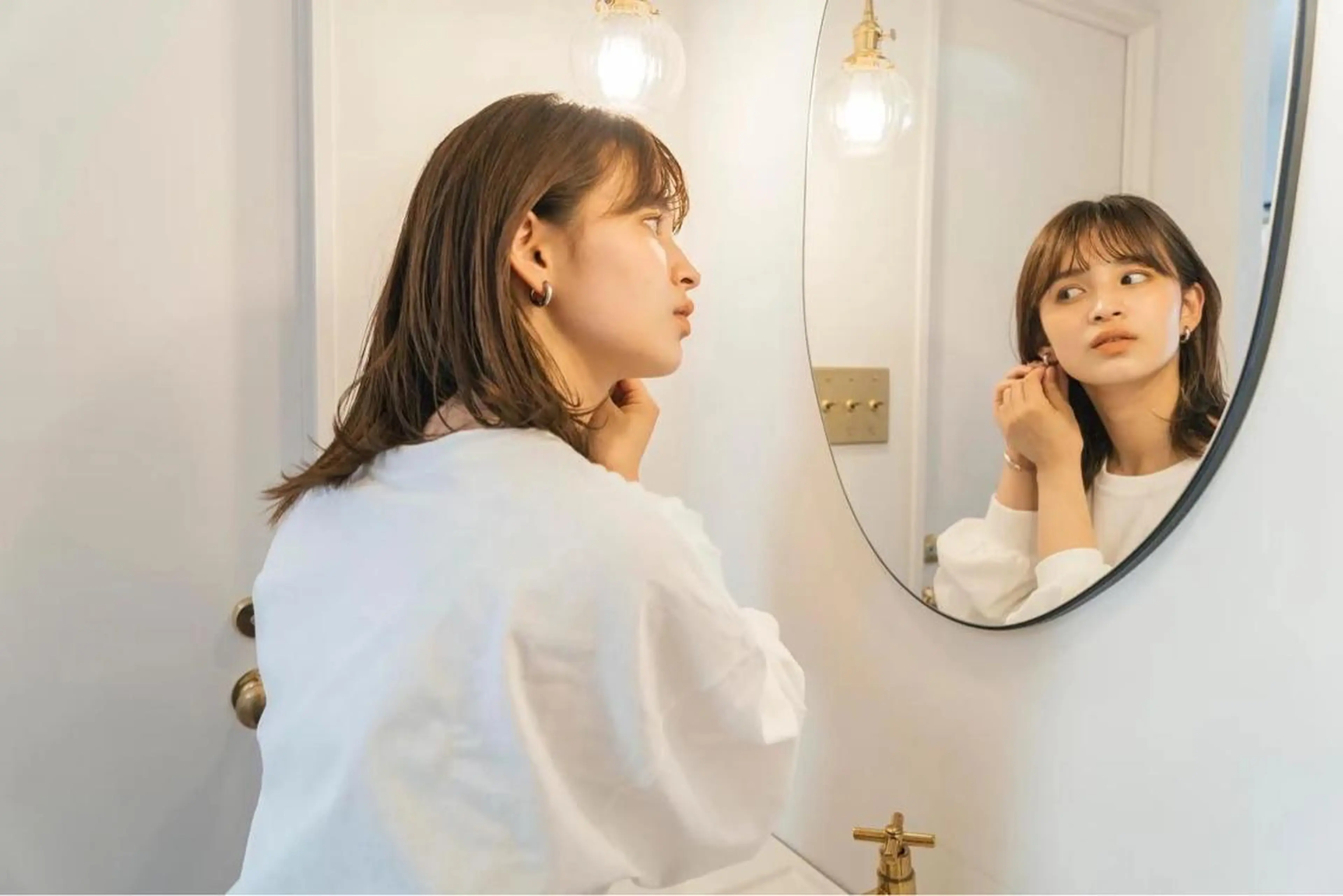 ミディアム ヘアアレンジ メンズ anhelo髪質改善 メテオ髪質改善名駅のヘアスタイル