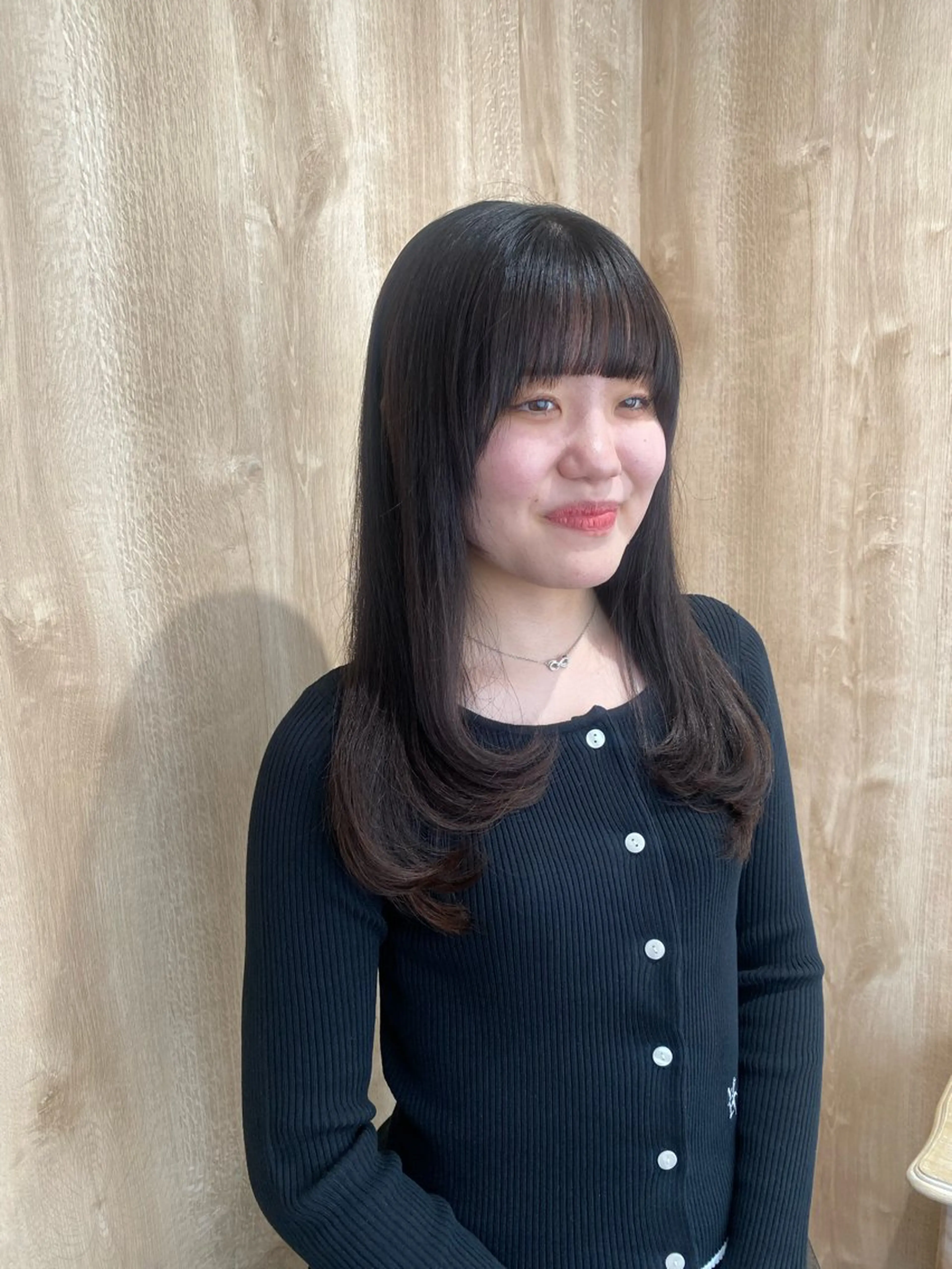 セミロング ヘアカラー 王道かわいい🤍ベー ジュカラー*里々花*のヘアスタイル