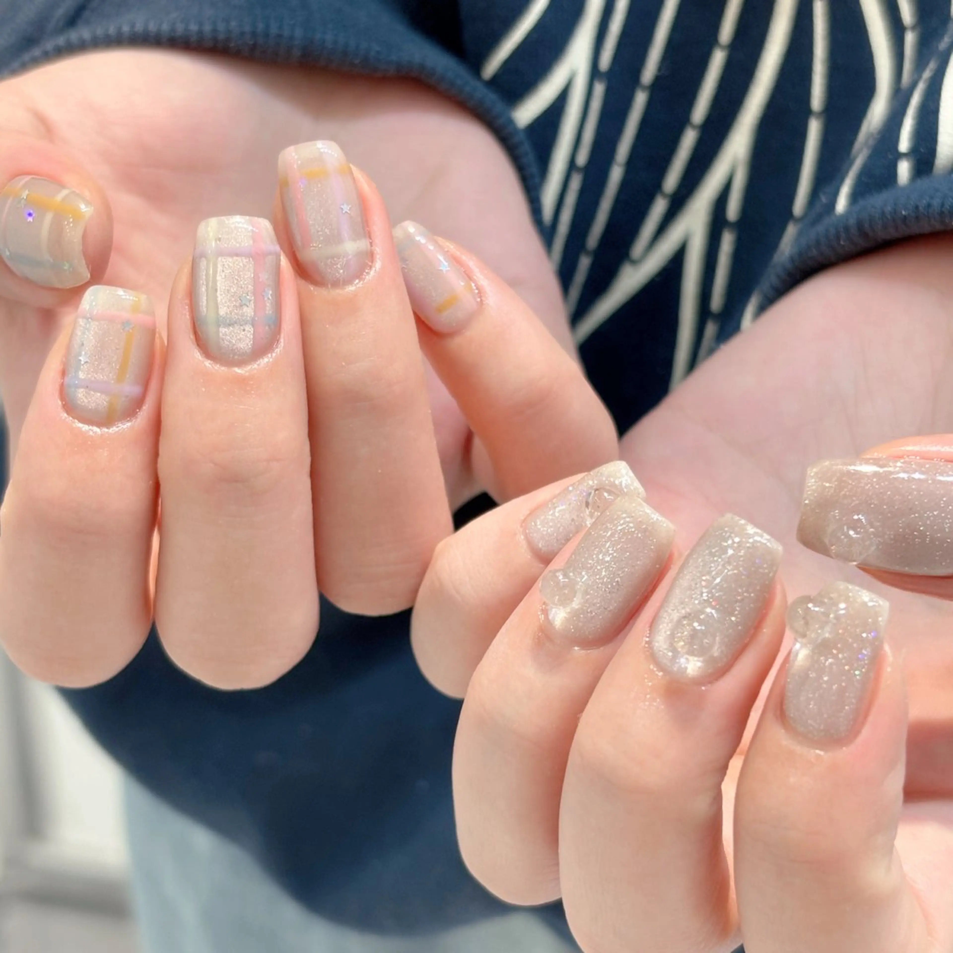 ネイル ハンドネイル 🩰ミキ/韓国♡ 大人girlyネイルのネイルデザイン