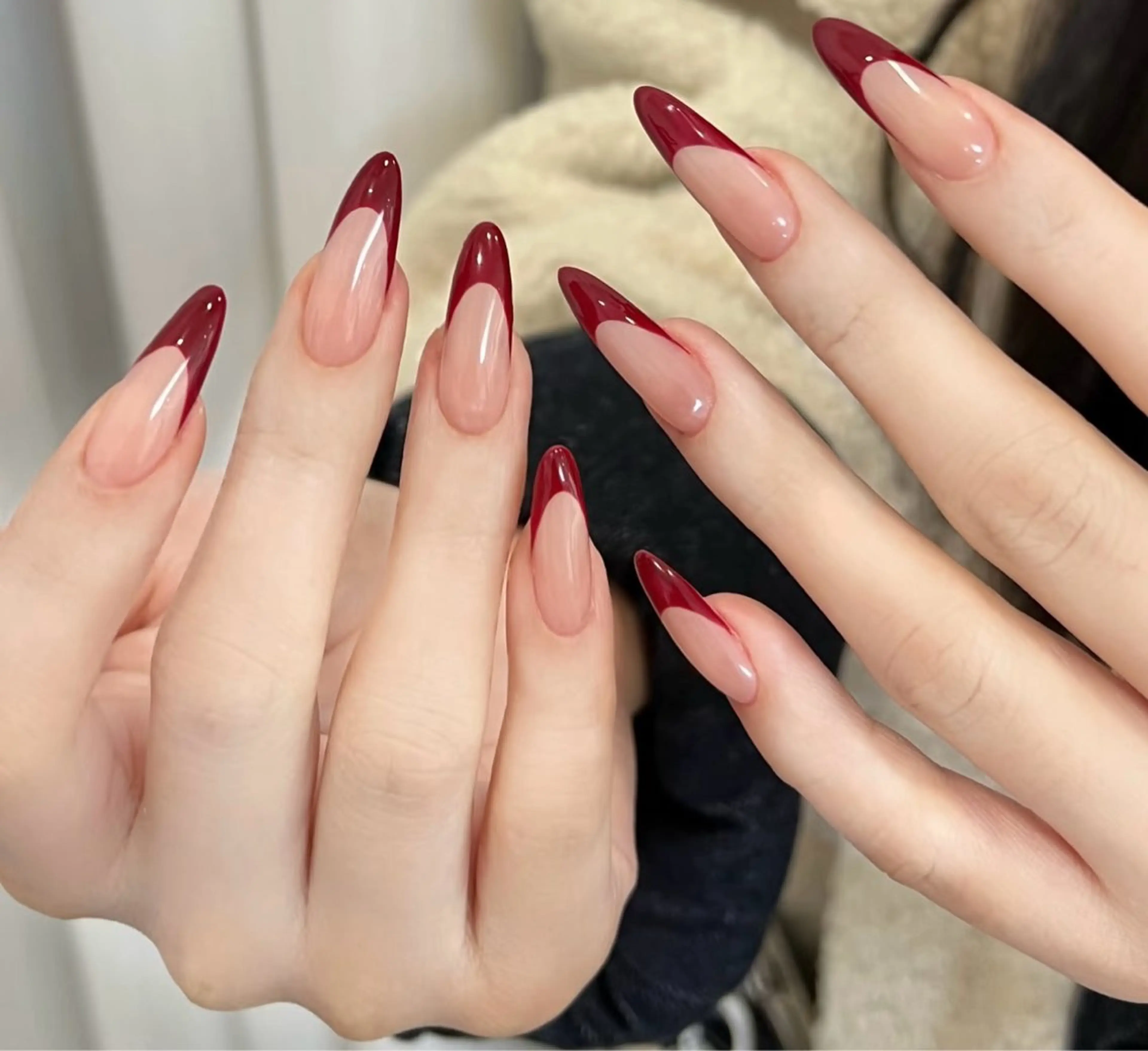 【チップ長さだし】フレンチネイル☆の写真