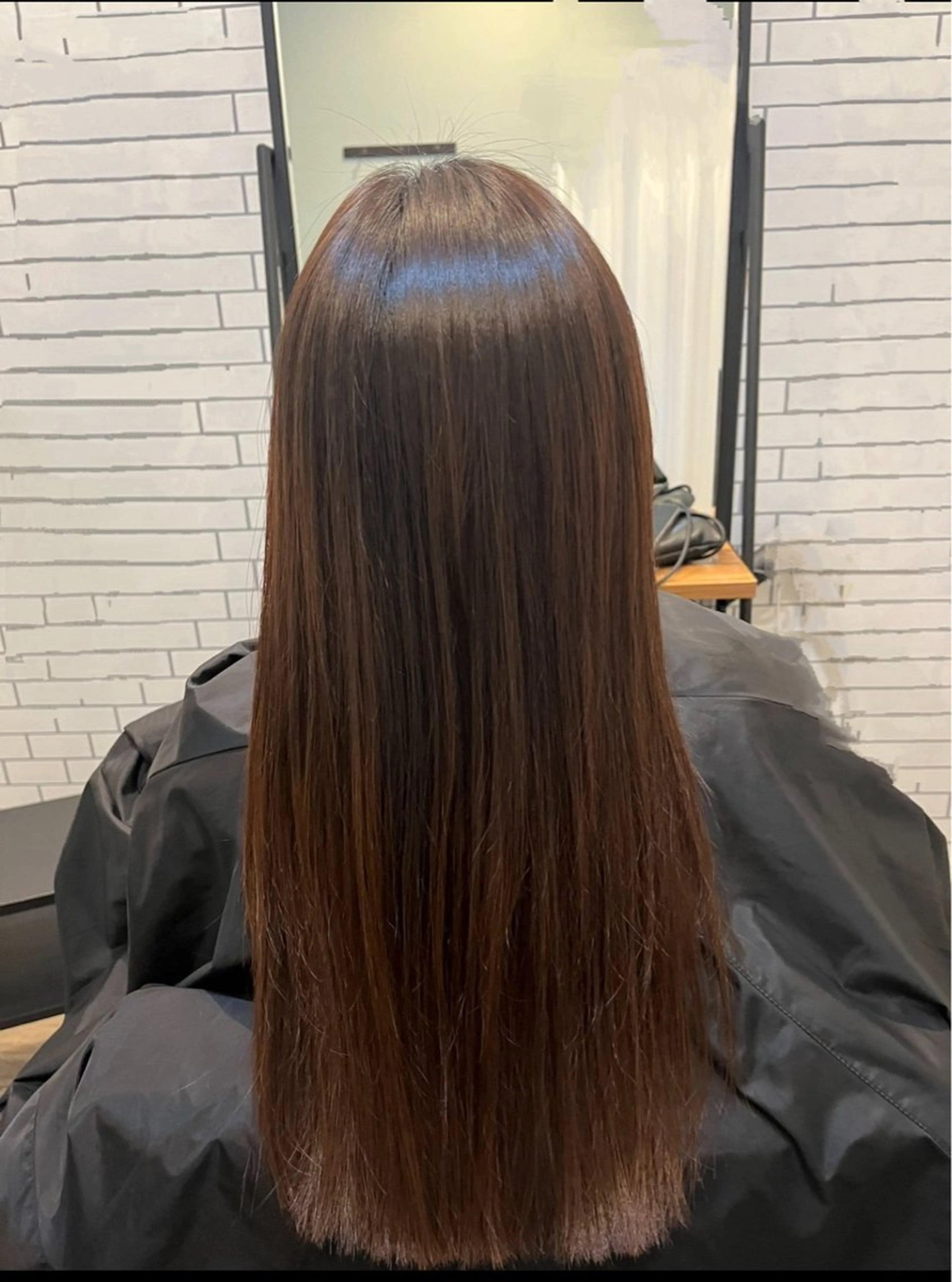 縮毛矯正、スタンダードストレート(カット込み)の写真