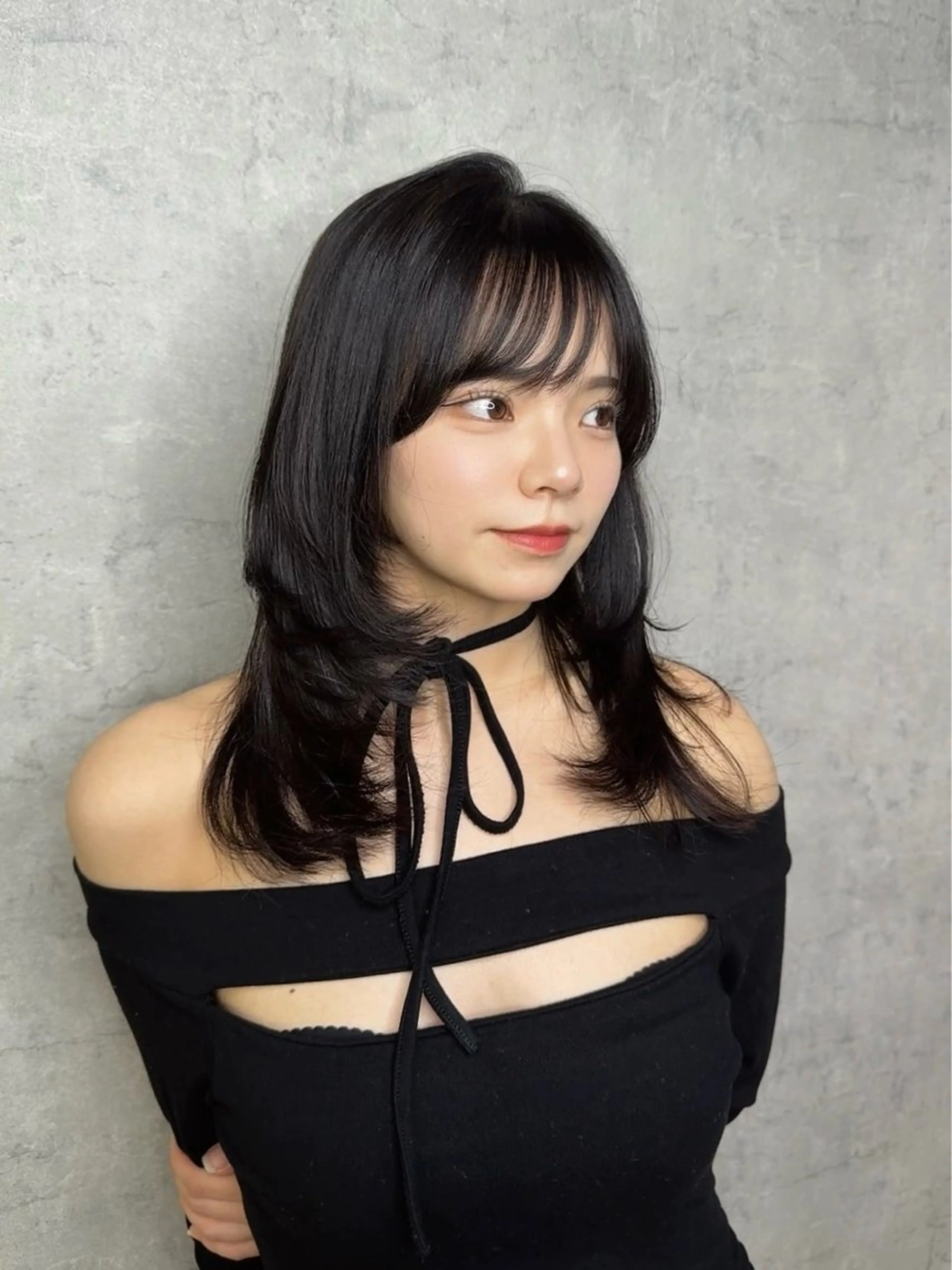 ミディアム トレンド韓国レイヤー 🇰🇷のんのヘアスタイル