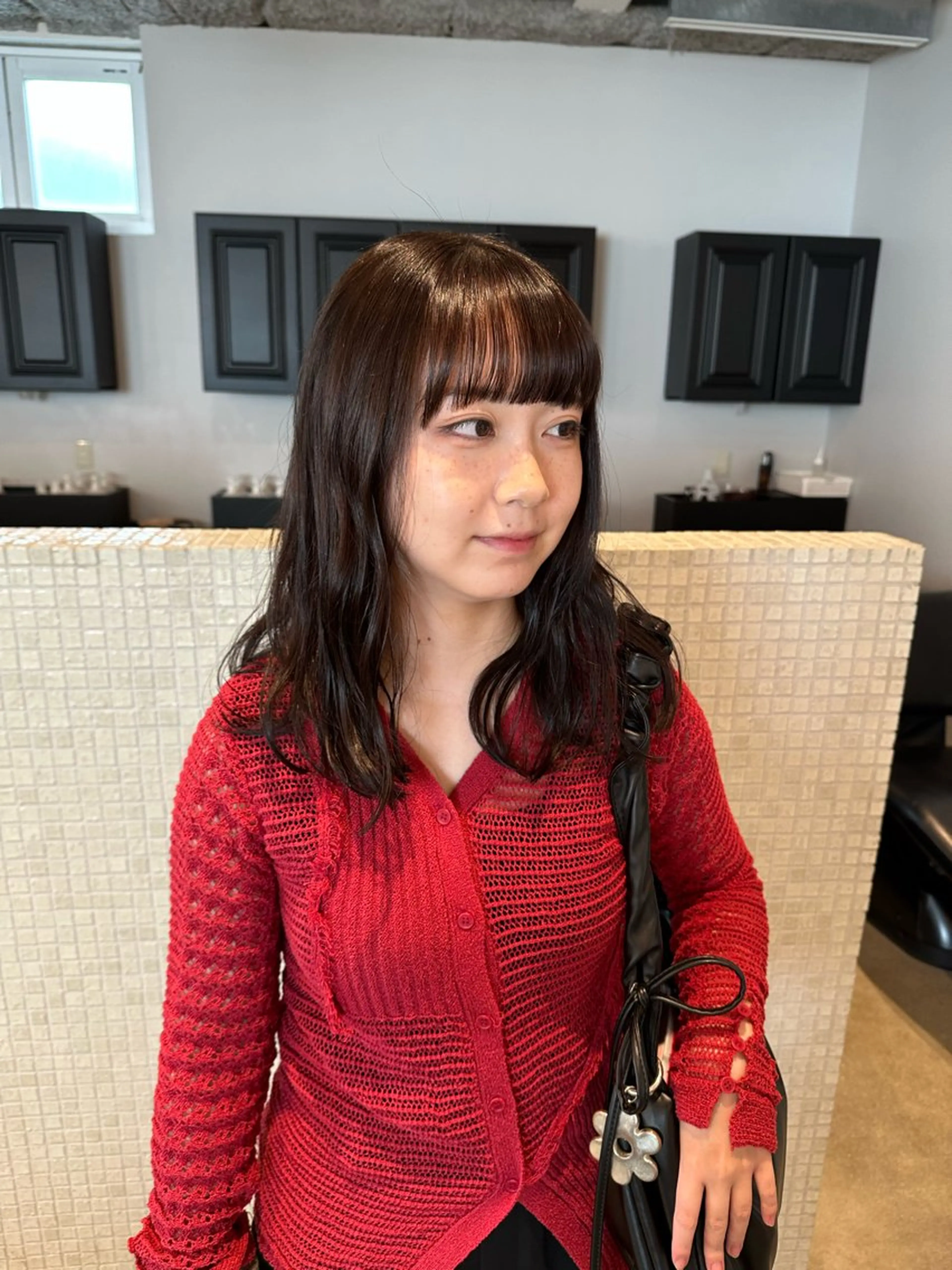 セミロング カラー 透明感カラー カット ヘアカラー 🫧透明感カラー／ 💙安藤美海💙のヘアスタイル