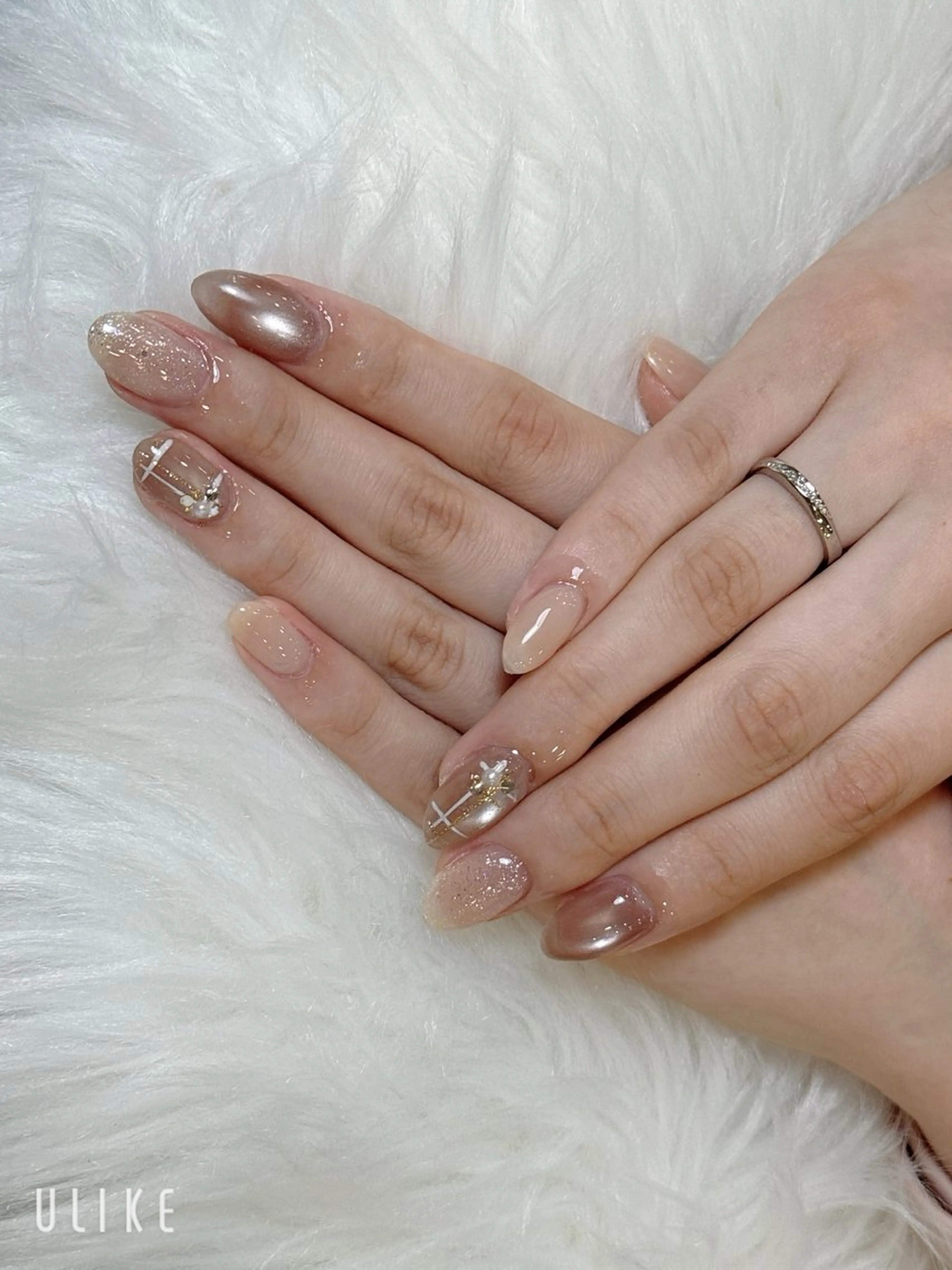 ネイル ハンドネイル チョウ Rachaelのネイルデザイン